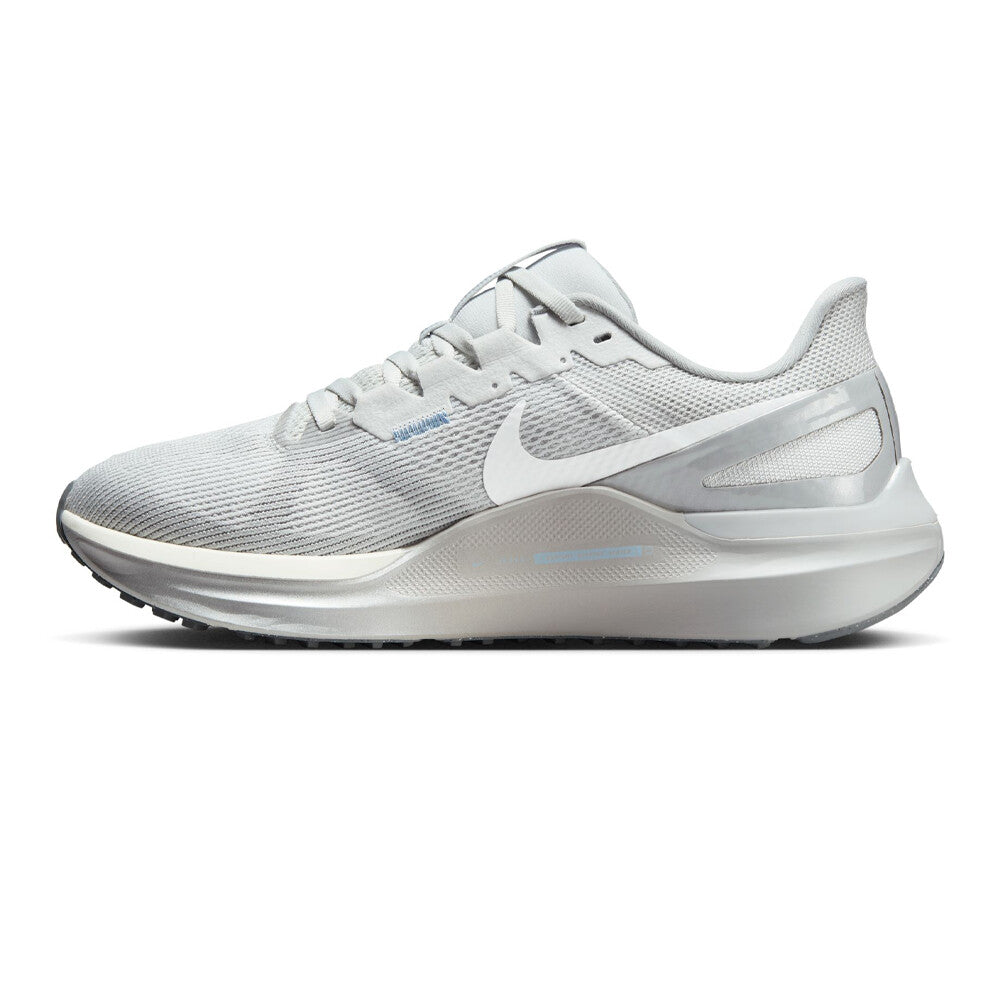 Nike Air Zoom Structure 25 Women's Running Shoes (B Width) - Photon Dust/Summit White | Cushioned Support for Long Distance Running & Daily Training | Perfect for Road Running, Gym Workouts & Jogging