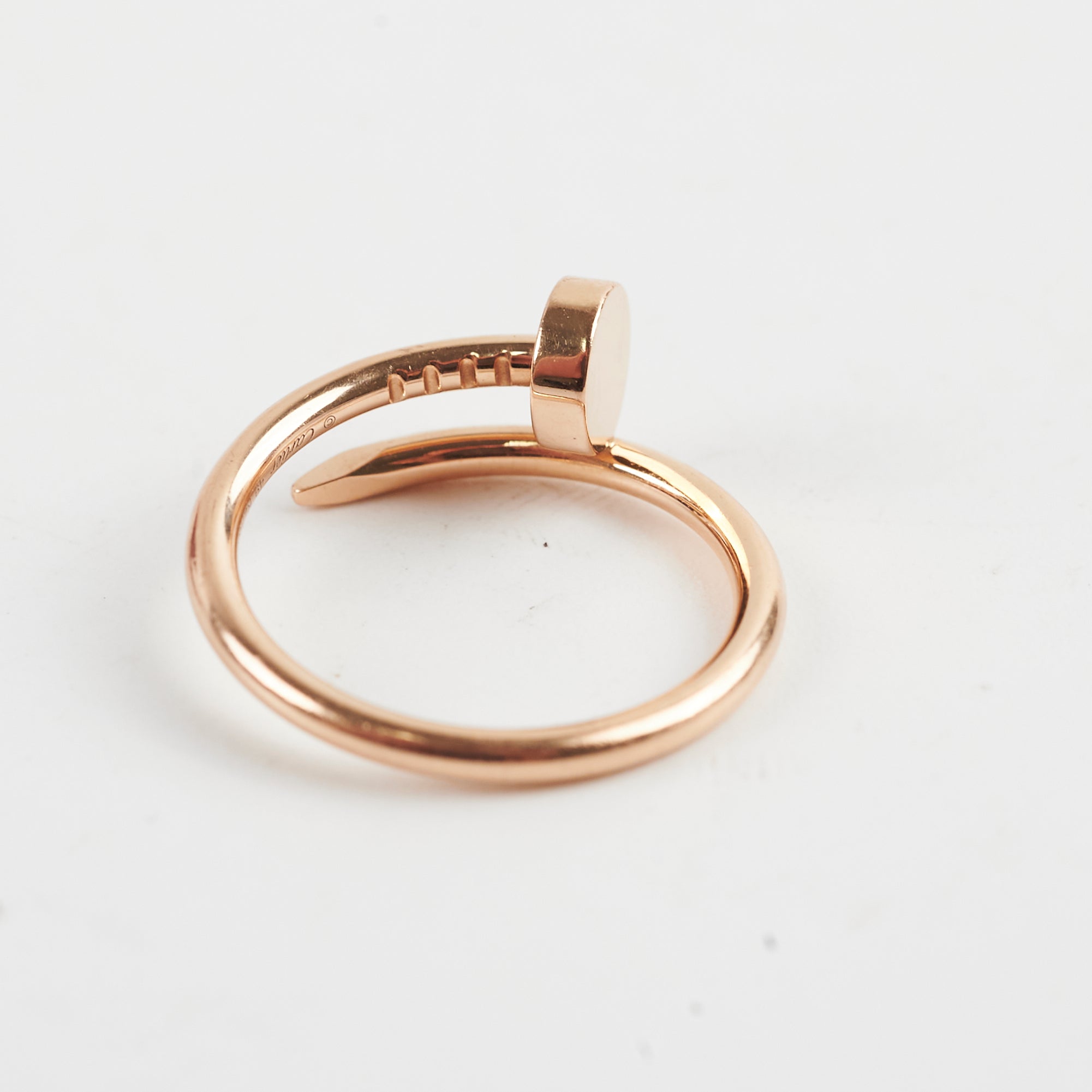 Cartier Juste Un Clou Ring 18K Pink Gold Small Model Size 49 - Luxury Jewelry for Women, Perfect for Weddings, Anniversaries & Special Occasions