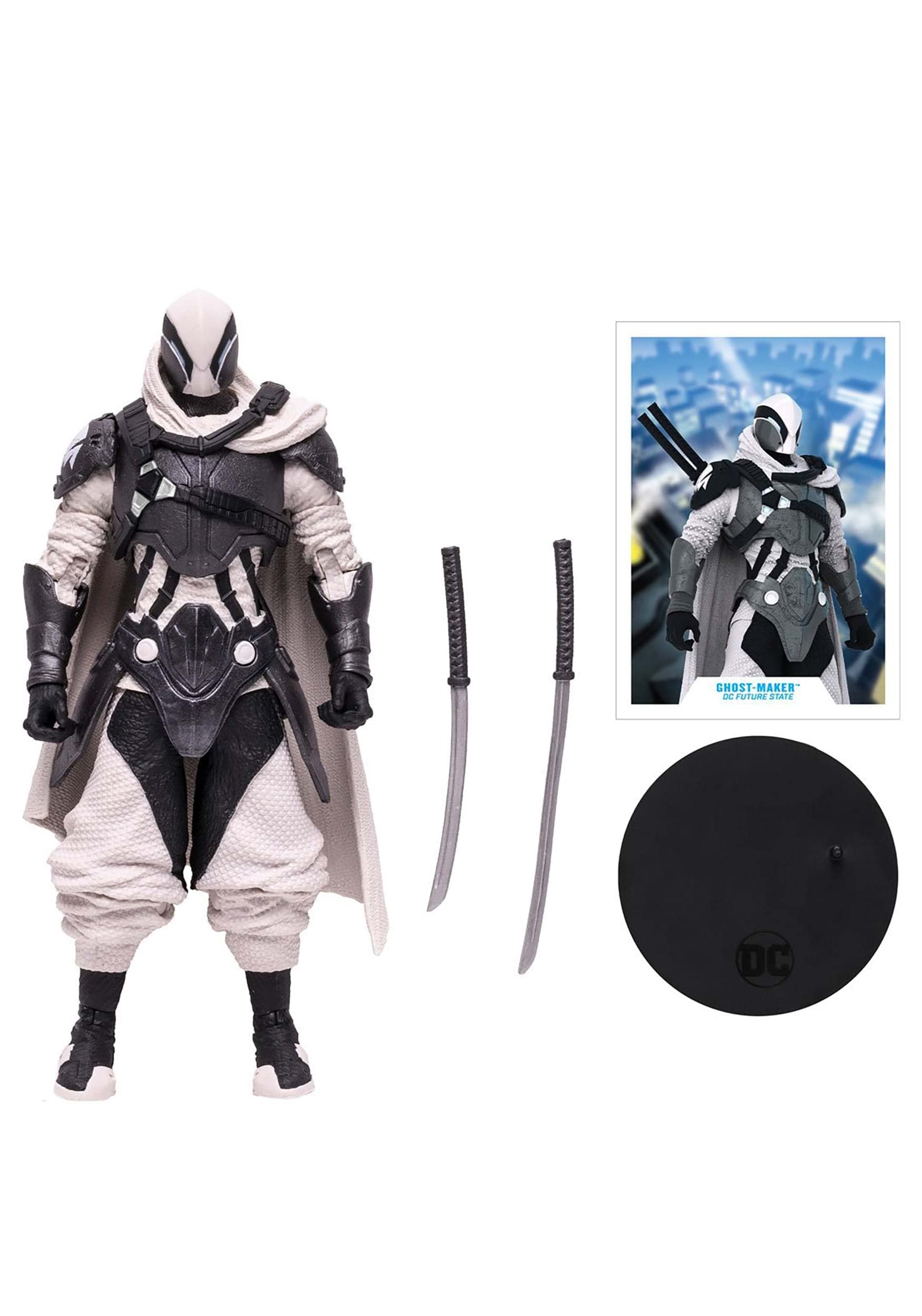 McFarlane Toys DC Multiverse Ghost-Maker 7-Inch Collectible Action Figure with 3 Accessories | Batman Villain Character | Perfect for Display, Collection & Role Play