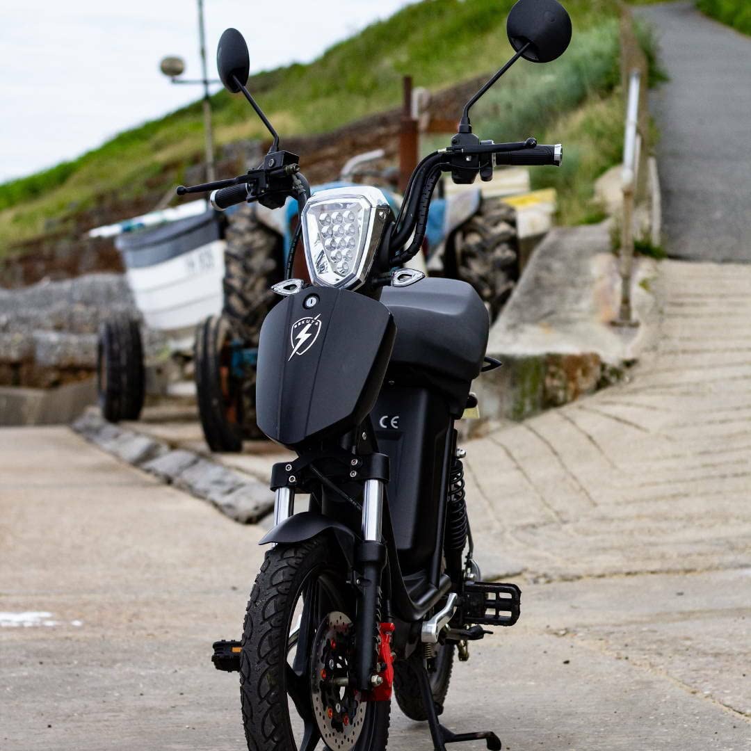 SX-250 Electric Motorcycle Scooter - Long Range 60MPH E-Bike with Fast Charging Battery | Commuter & Urban Transportation (Yellow)