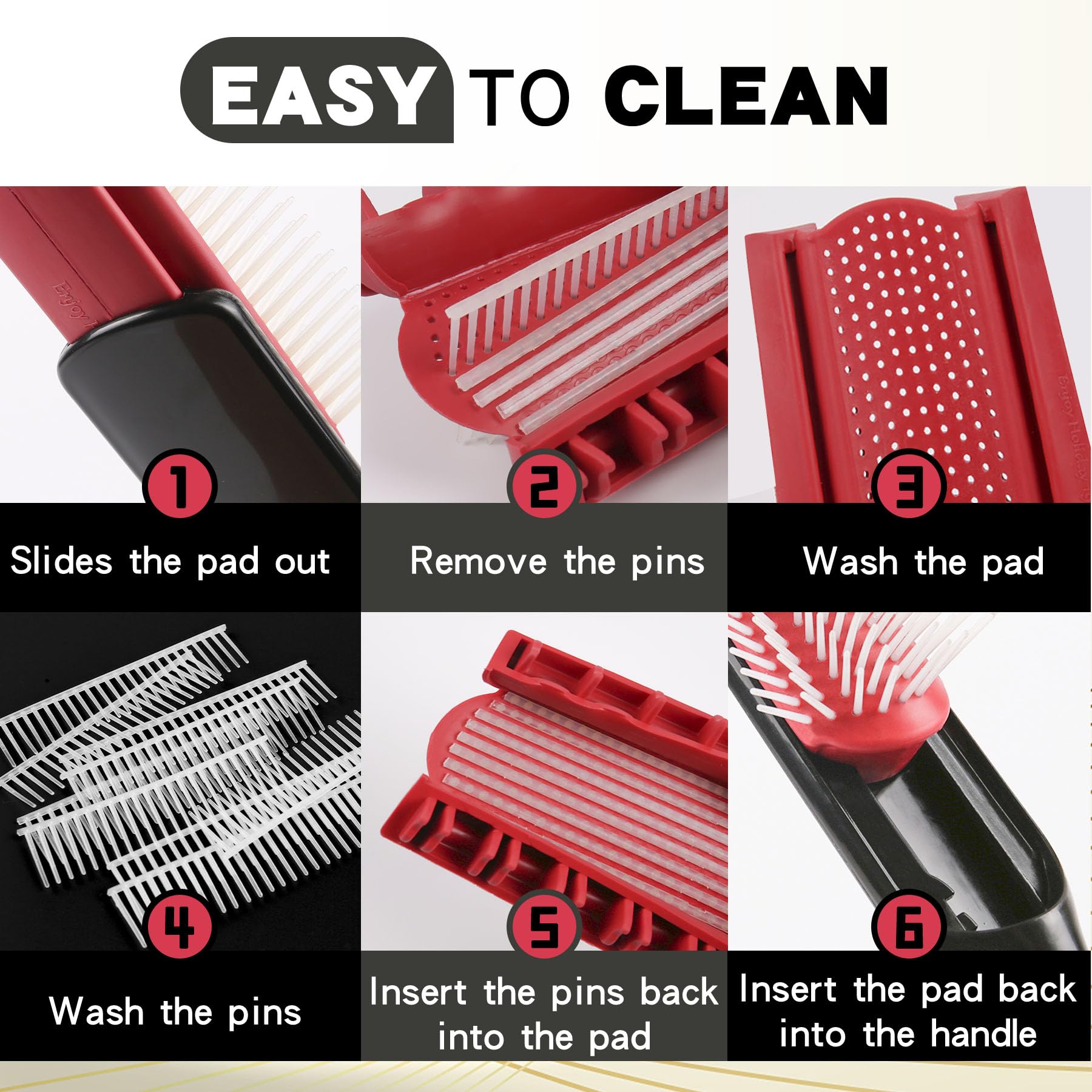 2 Pack Hair Brush for Women & Men - 9 Row & 5 Row Styling Brushes for Curly, Wet or Dry Natural Thick Hair - Detangling, Blowout Styling, Curl Defining & Travel Friendly Black Hairbrush - Perfect for Home, Salon & On-the-Go Hair Care