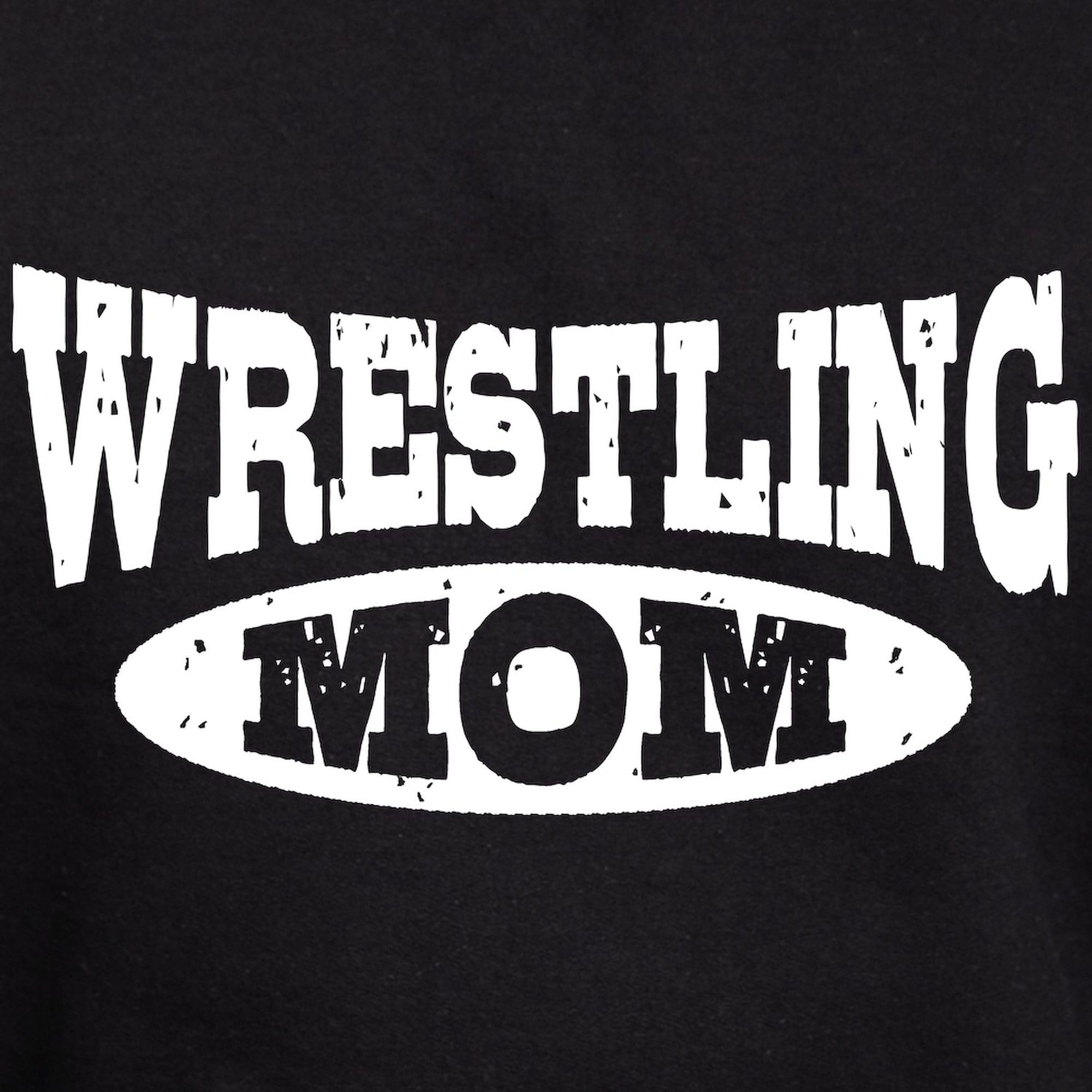 Wrestling Mom Hoodie for Women & Men - Dark Regular Fit Pullover Sweatshirt | Perfect for Sports Events, Gym & Casual Wear