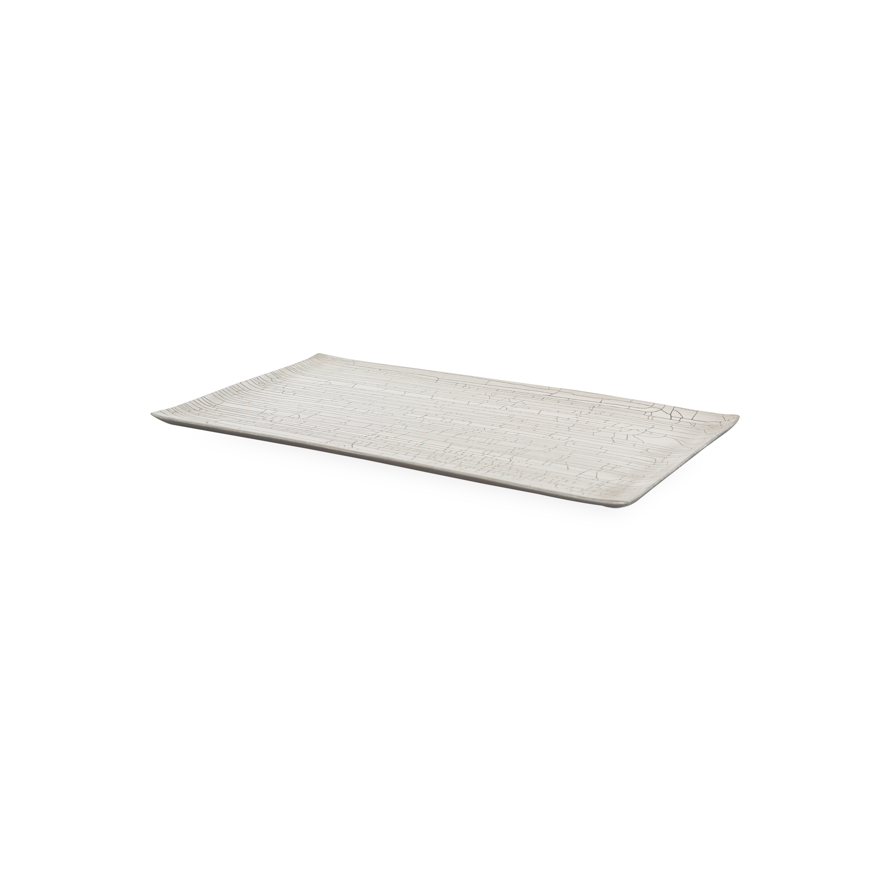 Elegant Crackle Rectangular Serving Tray - Perfect for Dining, Entertaining, and Home Decor | Durable & Stylish Tableware for Parties, Weddings, and Everyday Use
