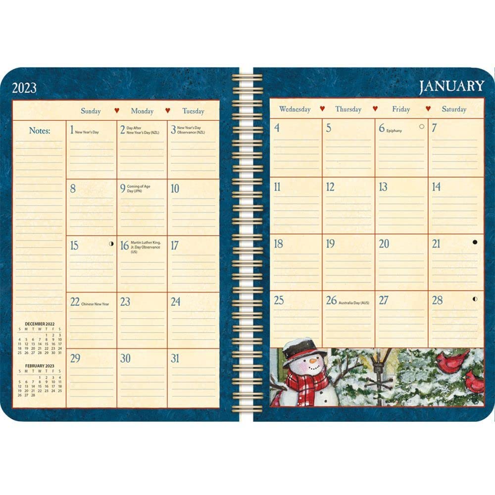 LANG HEART & HOME® 2023 Spiral Engagement Planner - Wedding Planning Notebook with Monthly & Weekly Views - Perfect for Brides, Event Organizers & Couples (23991011085) | Ideal for Wedding Planning, Anniversary Gifts & Special Occasion Organization