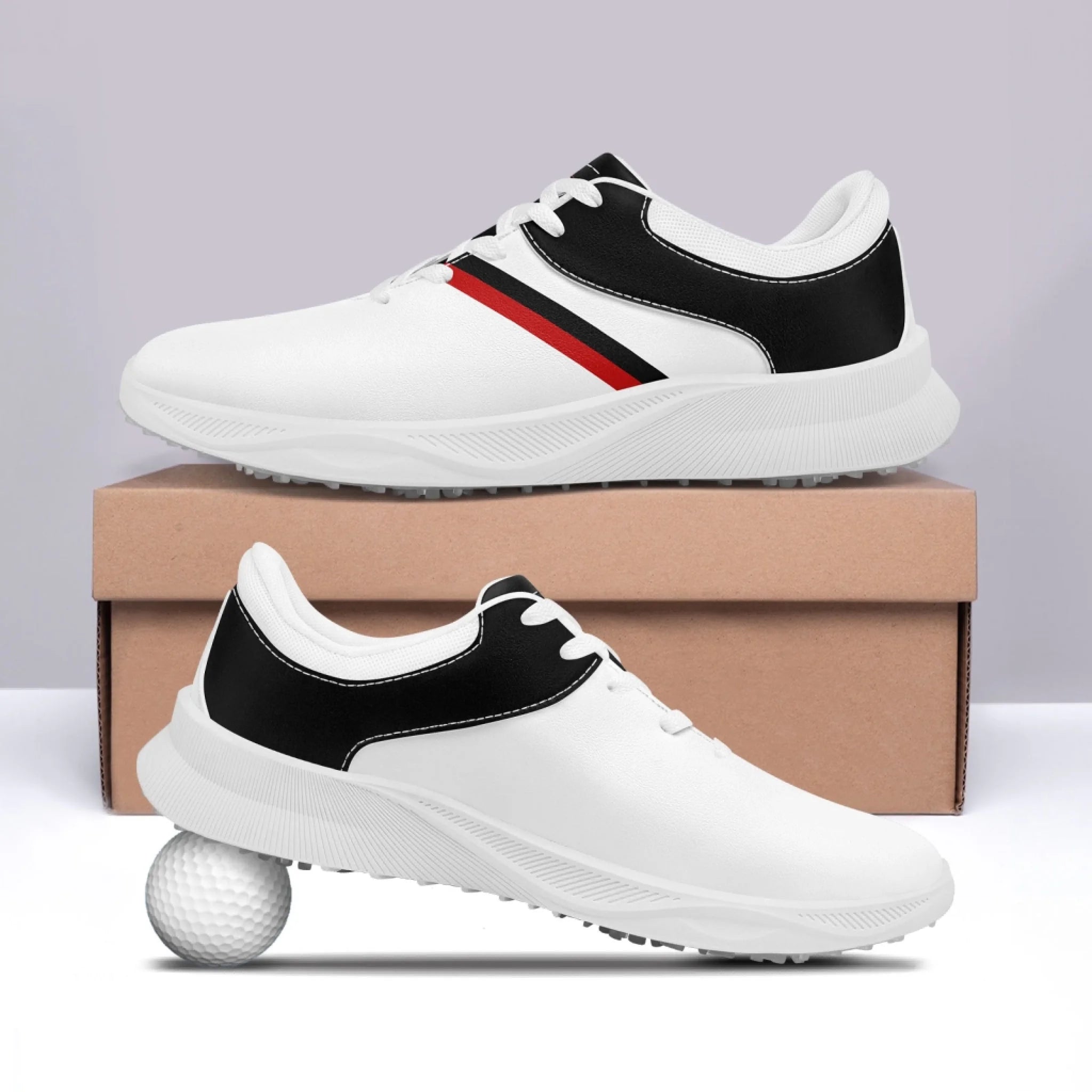 Custom Golf Performance Sneakers for Men & Women - Personalized Durable Athletic Shoes for POD Resellers - Lightweight Comfort Walking & Training Shoes for Golf Course & Casual Wear (FN062 25020099 5)