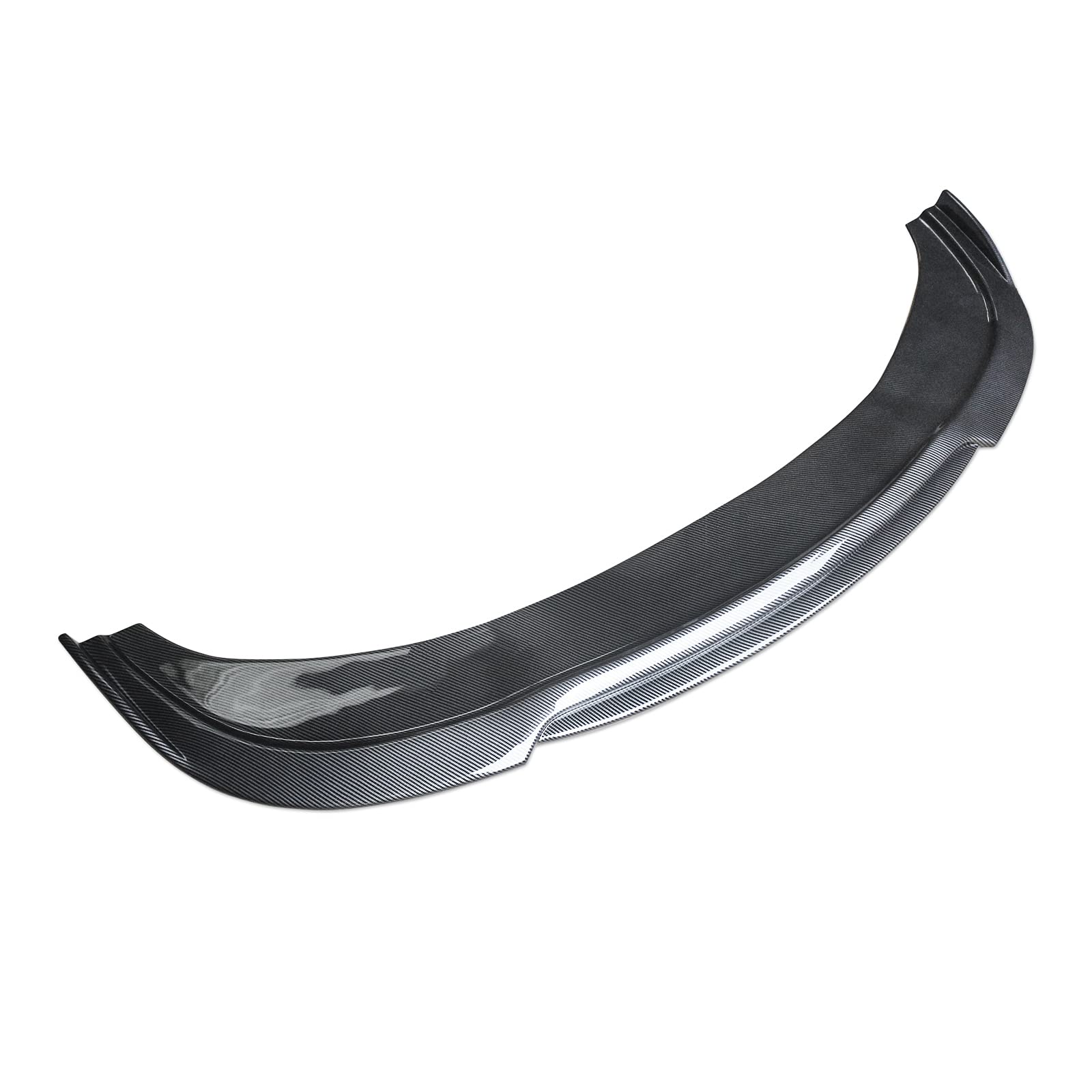 NINTE Front Lip Spoiler for 2015-2020 Chrysler 300 RT - ABS Painted Carbon Fiber Double-Deck Style Bumper Splitter - Aggressive Look & Enhanced Aerodynamics for Street & Show Cars