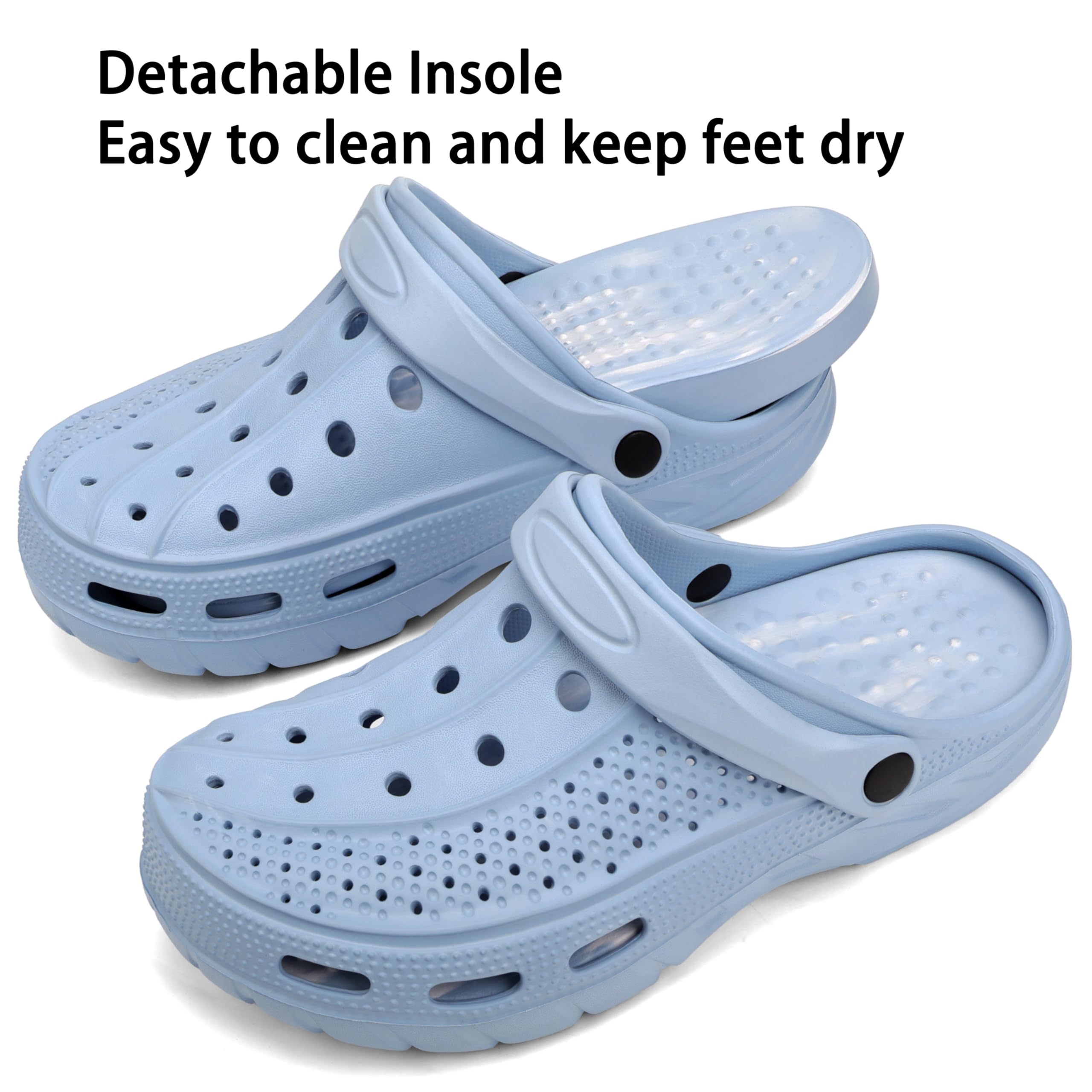 **INMINPIN Orthopedic Clogs for Women & Men – Arch Support Garden Shoes, Sandals & Slippers with Plantar Fasciitis Relief – Perfect for Gardening, Walking & Indoor Comfort**