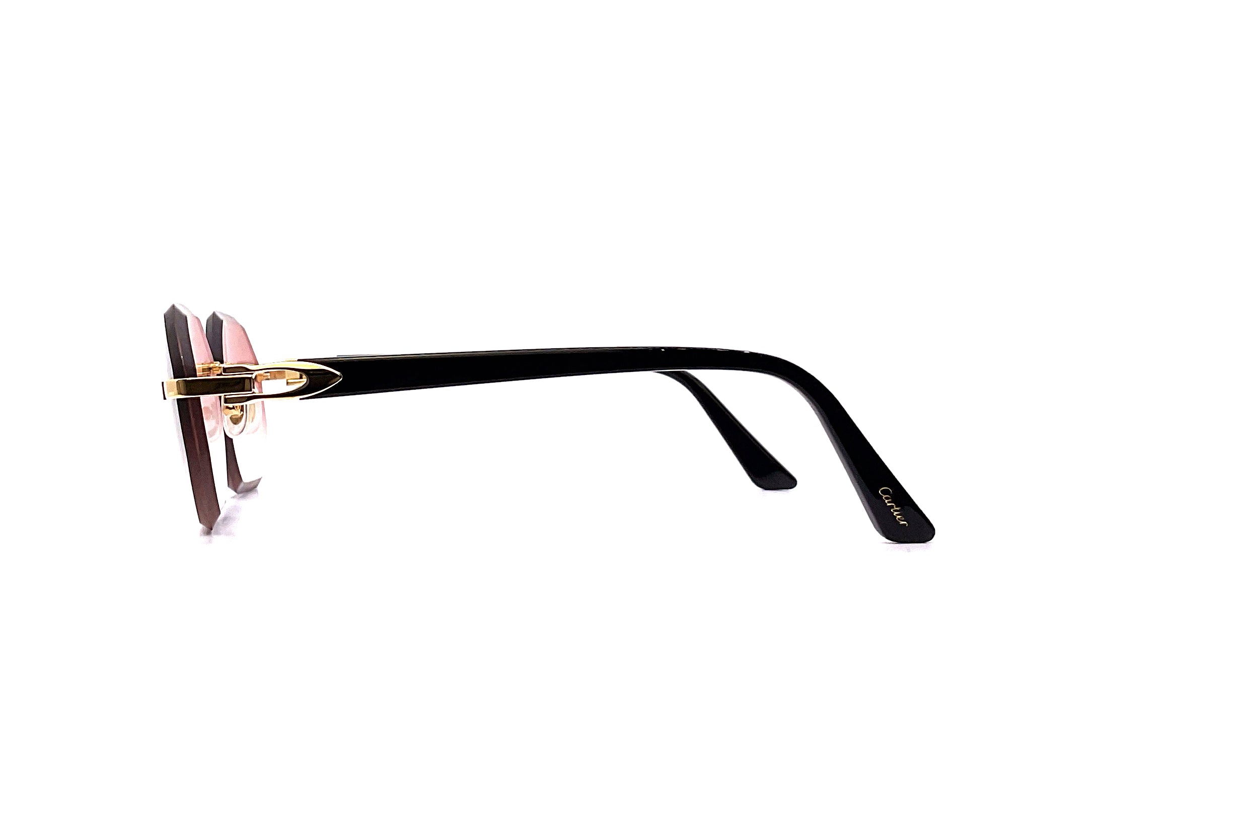 Cartier C Décor CT0318O Custom Transition Lenses (001) - Premium Prescription Eyewear for Men & Women - Perfect for Outdoor Activities & UV Protection
