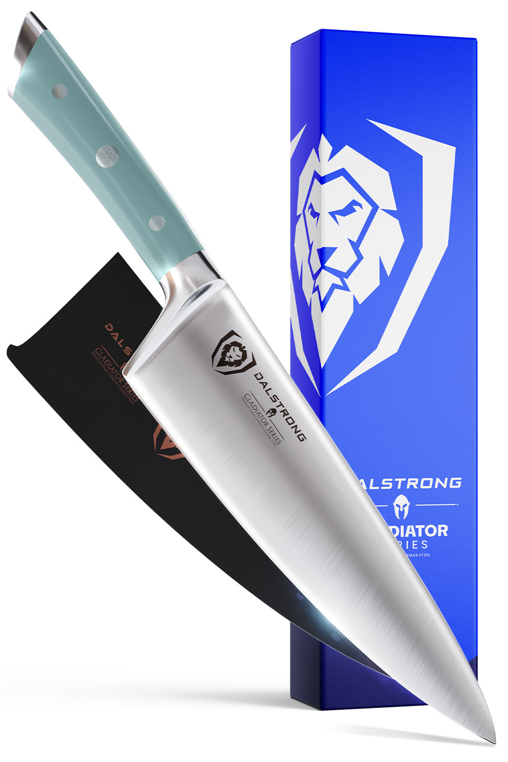 Premium 8-Inch Chef Knife - Aegean Handle, Gladiator Series - NSF Certified Professional Kitchen Knife by Dalstrong - Perfect for Slicing, Dicing & Chopping Vegetables, Meat & Fish