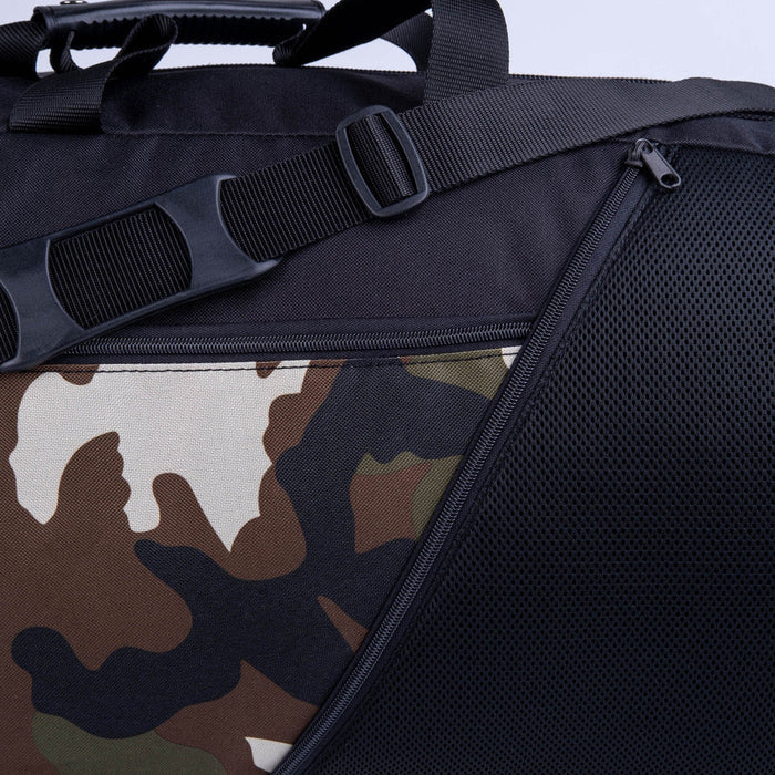 Fighter Sports Bag Large Camo FTS 03 - Durable Gym Duffel Bag for MMA, Boxing & Travel - Perfect for Training, Workouts & Sports Gear Storage