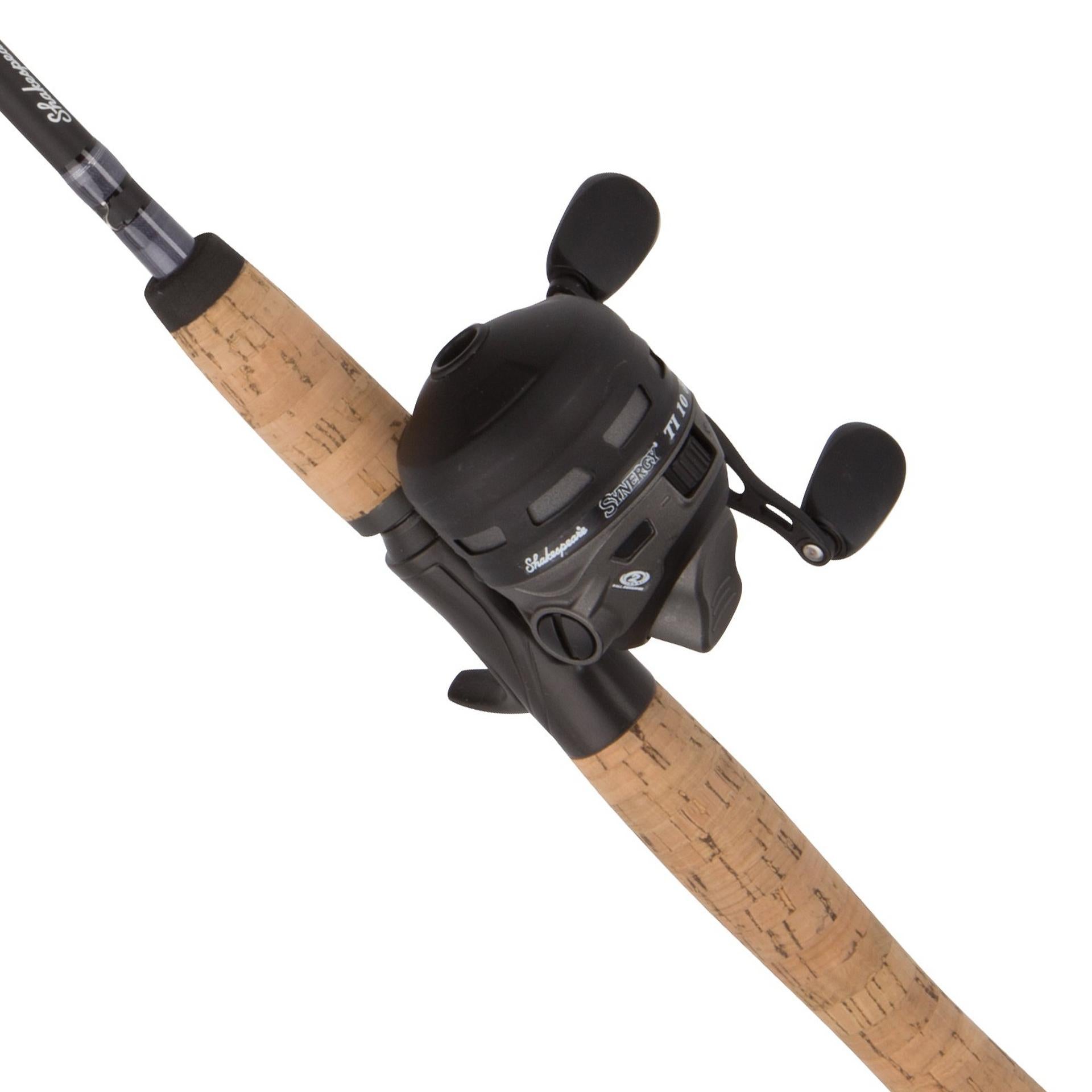 Synergy® TI Spincast Fishing Rod and Reel Combo - Lightweight Spinning Rod with Smooth Reel for Freshwater & Saltwater Fishing - Perfect for Bass, Trout, and Inshore Fishing Trips