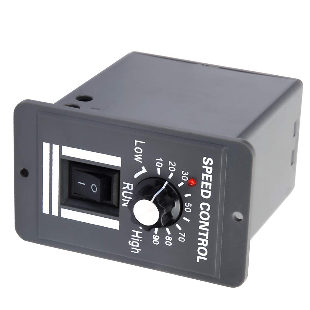 400W DC Motor Speed Controller - Compact AC Motor Governor for DIY Projects, Robotics, and Industrial Automation