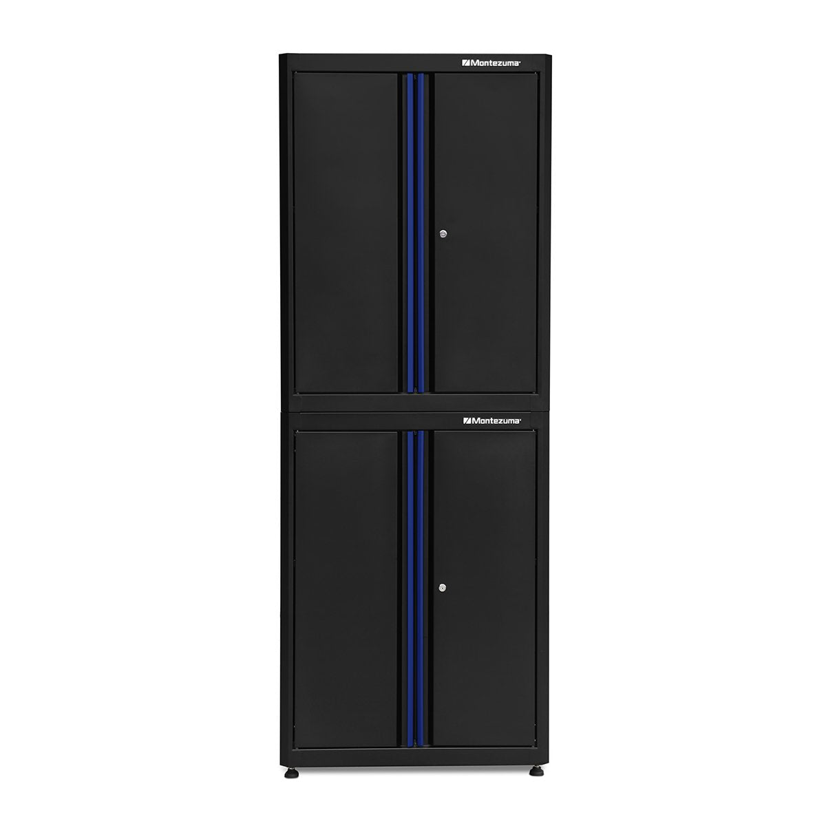 Montezuma 2-Door Stackable Storage Cabinet - Organize Home, Office, or Garage with Durable Metal Shelving Unit