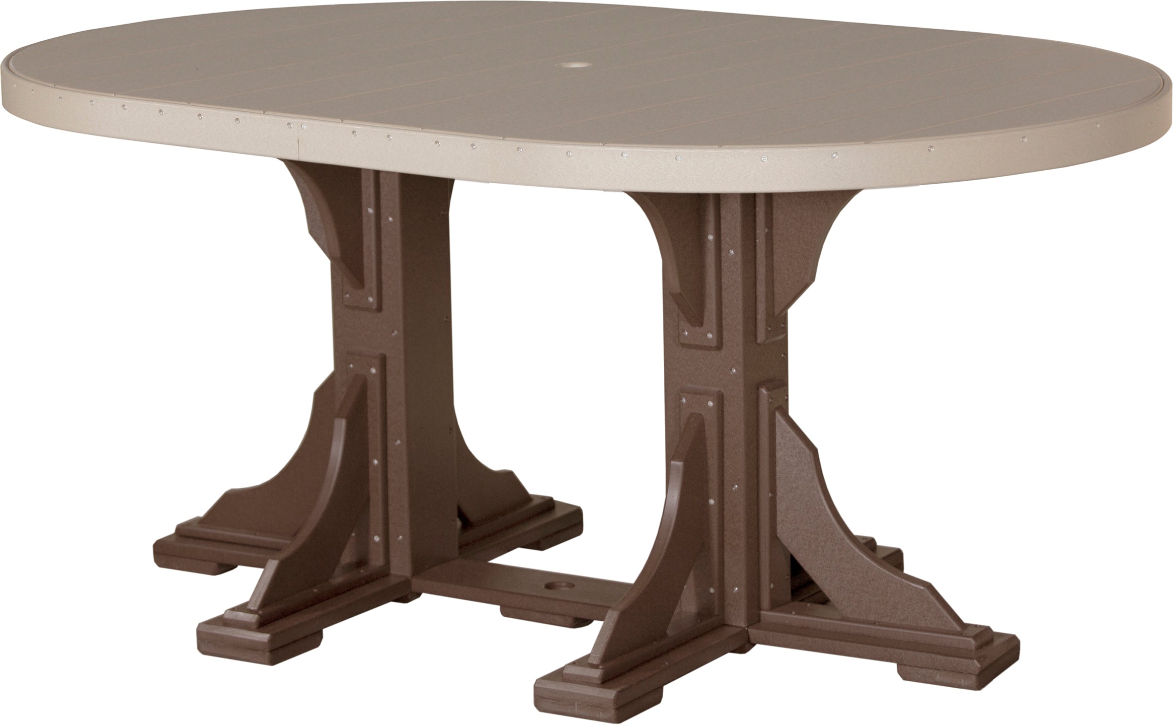 Weatherwood / Chestnut Brown