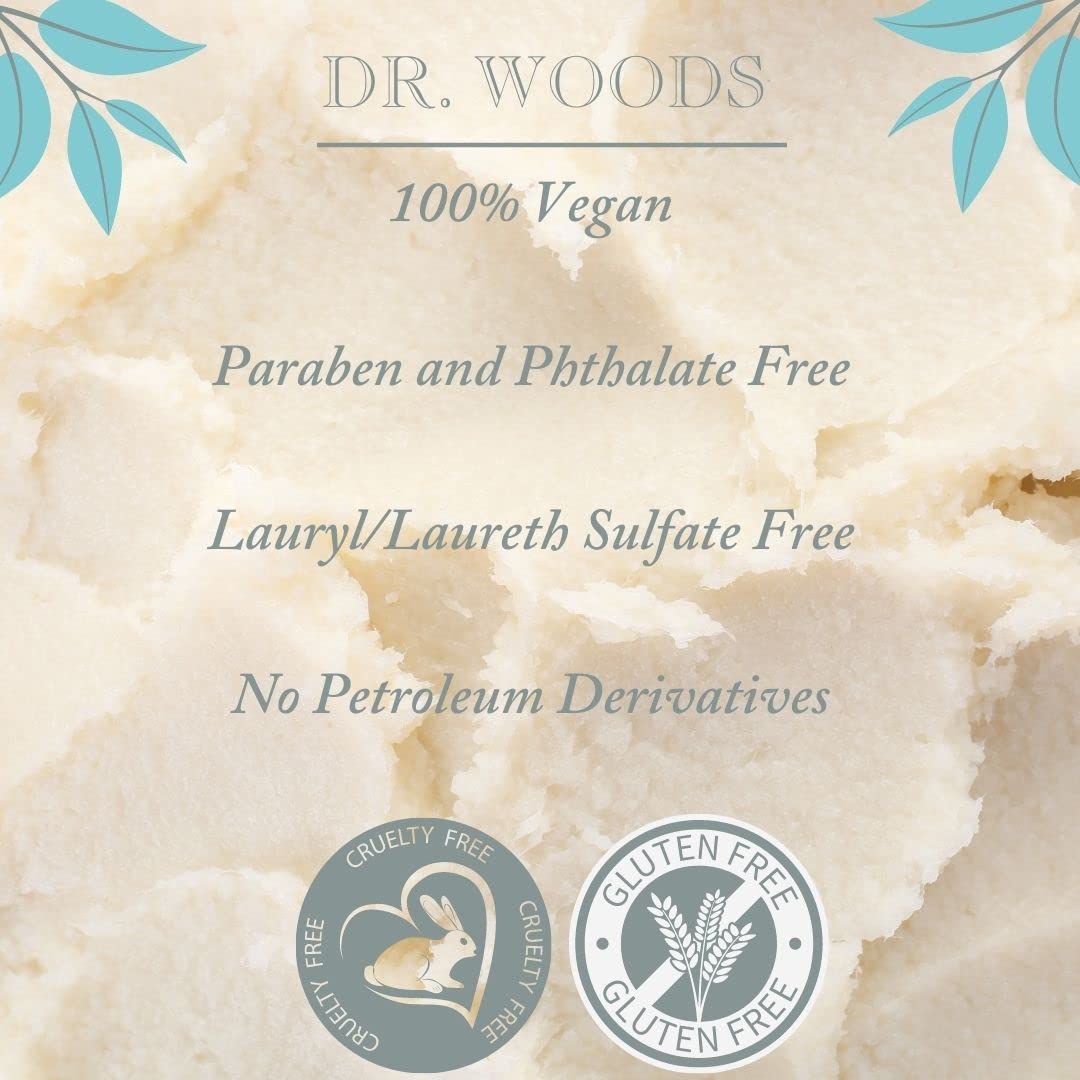 Dr. Woods Unscented Baby Mild Bar Soap with Organic Shea Butter - Gentle Cleansing for Sensitive Skin - 5.25 oz (Pack of 1) - Perfect for Newborns, Infants & Eczema-Prone Skin