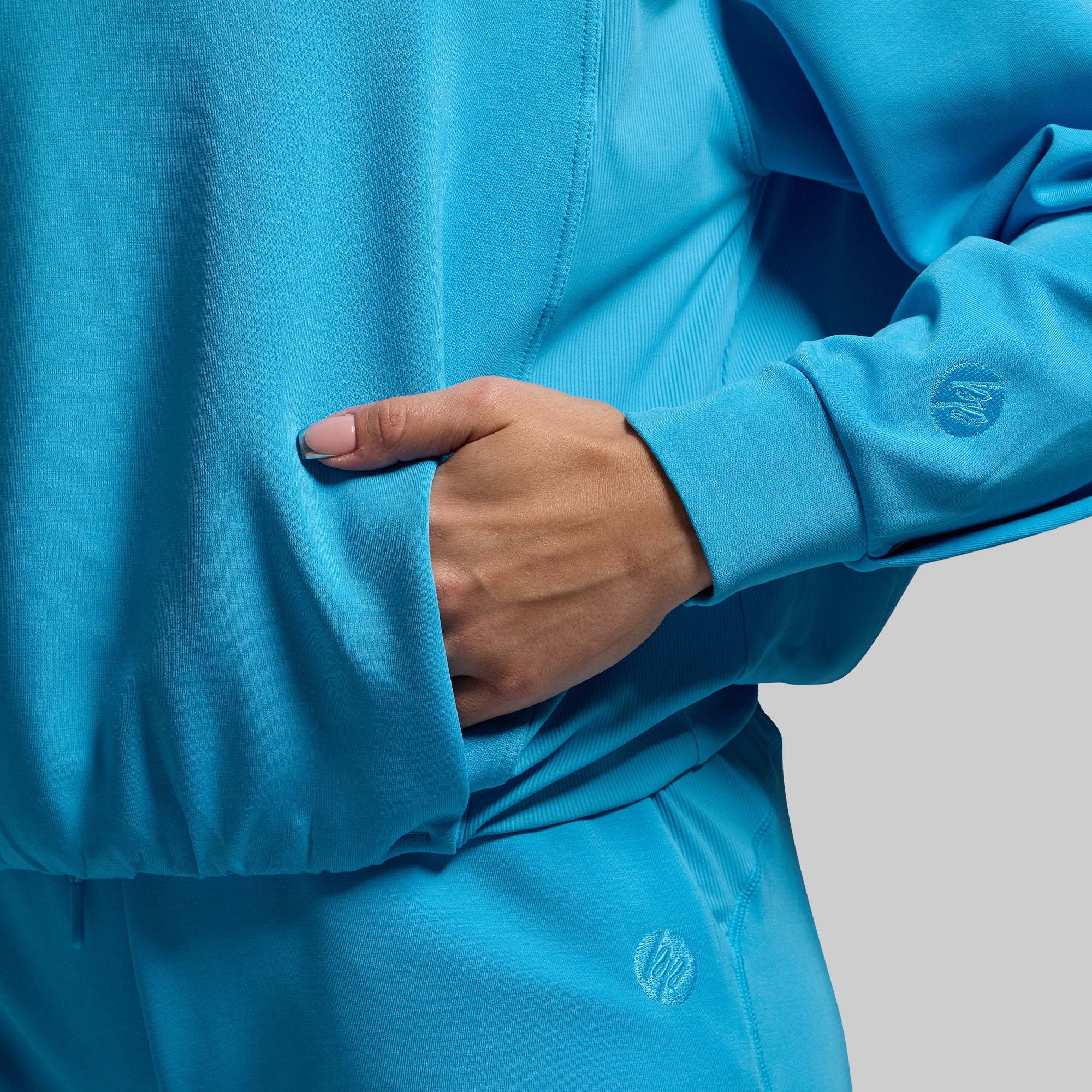 Lounge Lux Hoodie (Aquarius) - Cozy Fleece Pullover for Women & Men - Perfect for Relaxing at Home, Yoga, and Casual Outings