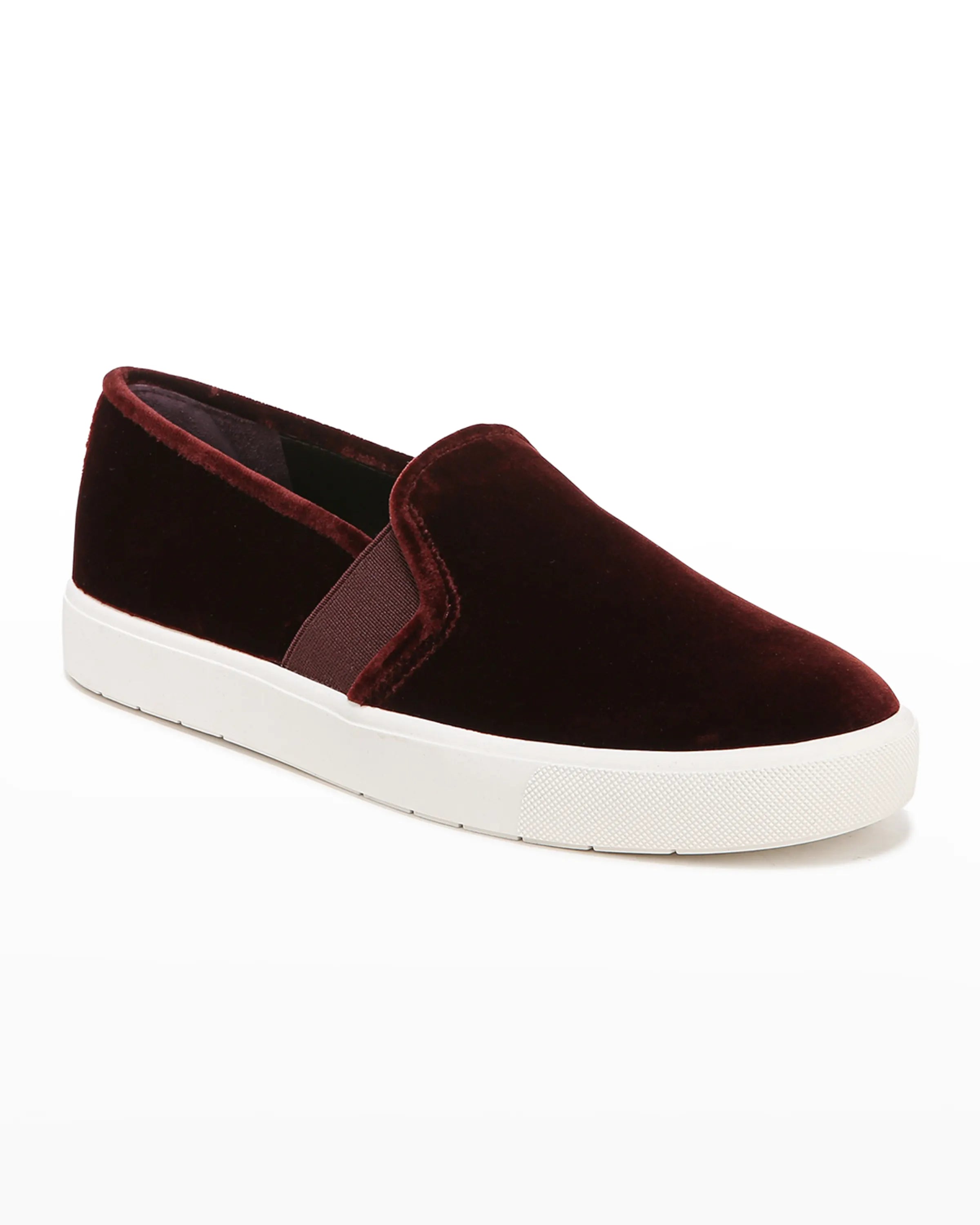 Blair Velvet Sneakers for Women - Comfortable Slip-On Loafers with Soft Pinot Fabric | Perfect for Casual Wear, Office, and Travel