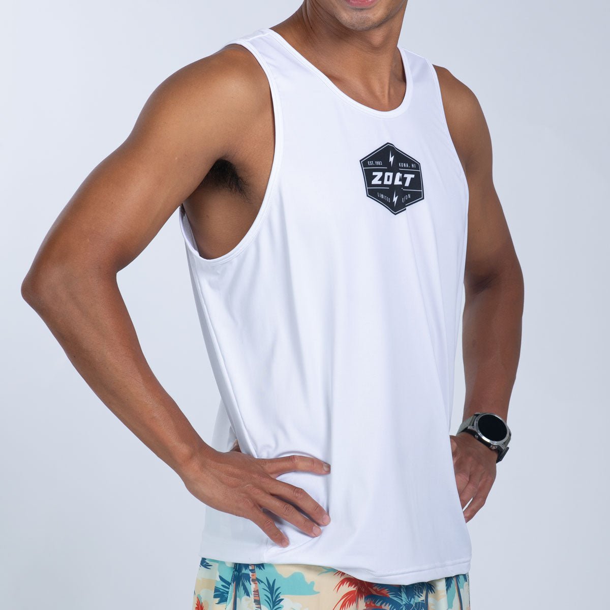 Men's Limited Edition Running Singlet - Dig Me Beach - Lightweight & Breathable for Summer Workouts, Beach Runs & Outdoor Activities