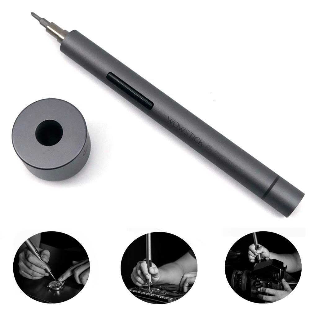 Wowstick 1F Pro Upgrade Electric Screwdriver - 64 in 1 Precision Screwdriver Set with Magnetic Bits, USB Rechargeable & Portable for Phone, Laptop, Camera Repair - Perfect for DIY Electronics, Home Improvement, and Professional Technicians