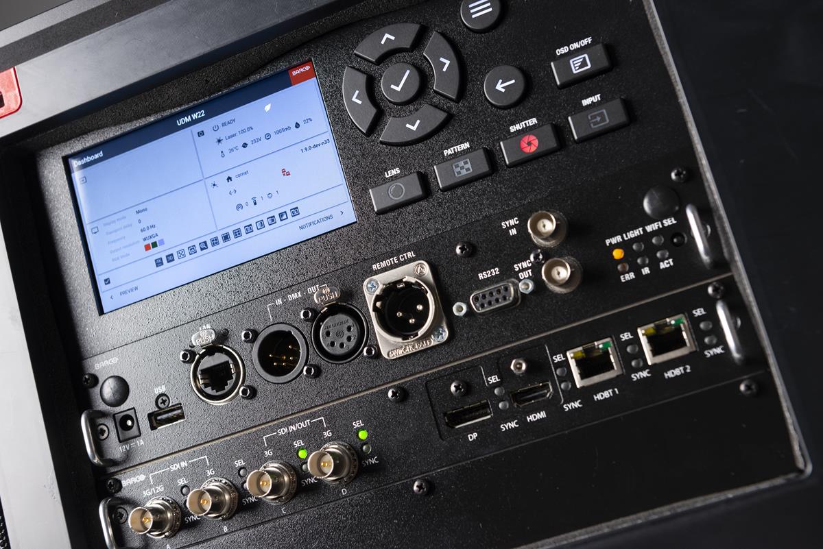 Barco UDM-W15 NL Laser 3DLP Projector - 4K Ultra HD, 15,000 Lumens for Large Venues | Perfect for Auditoriums, Theaters, and Professional Installations