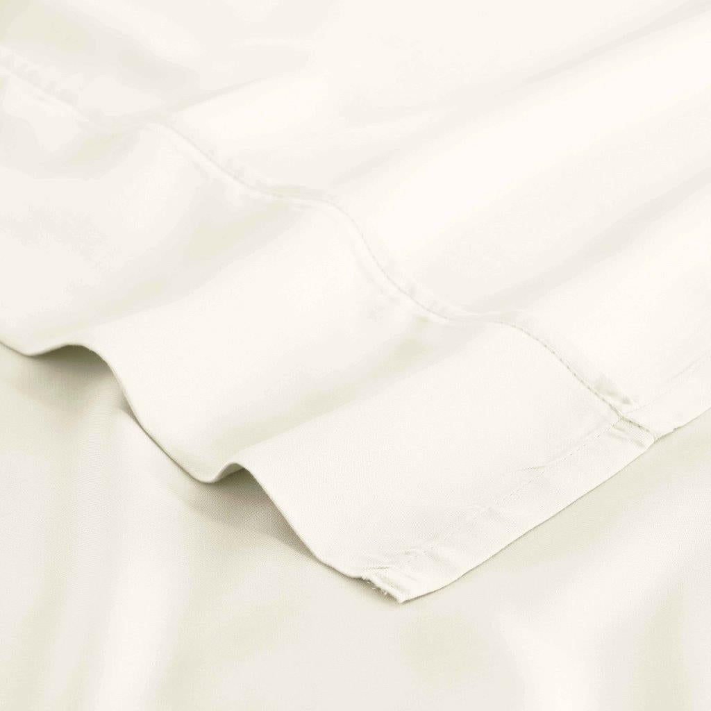 Premium 300 Thread Count Modal Bed Sheet Set from Beechwood - Ultra Soft, Breathable & Deep Pocket Fitted Sheets for Queen/King Size Beds - Ideal for All-Season Comfort & Luxury Hotel-Style Bedding