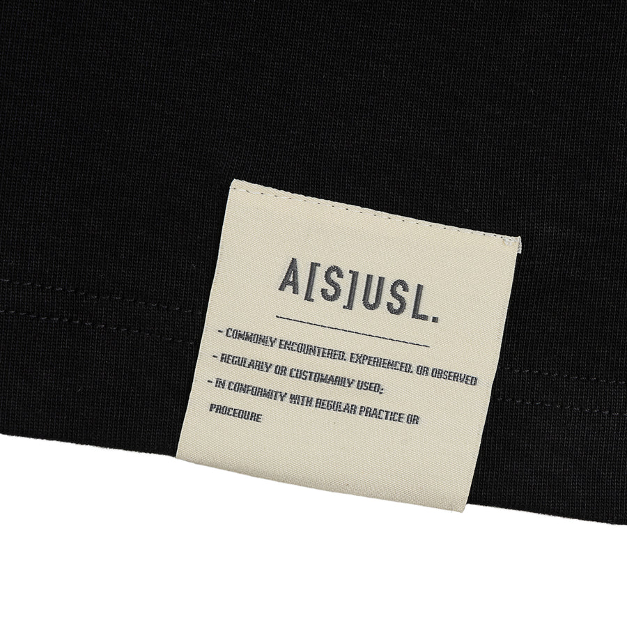 ASUSL NOT PERFECT TEE - Black Cotton Unisex T-Shirt for Casual Wear & Street Style Fashion