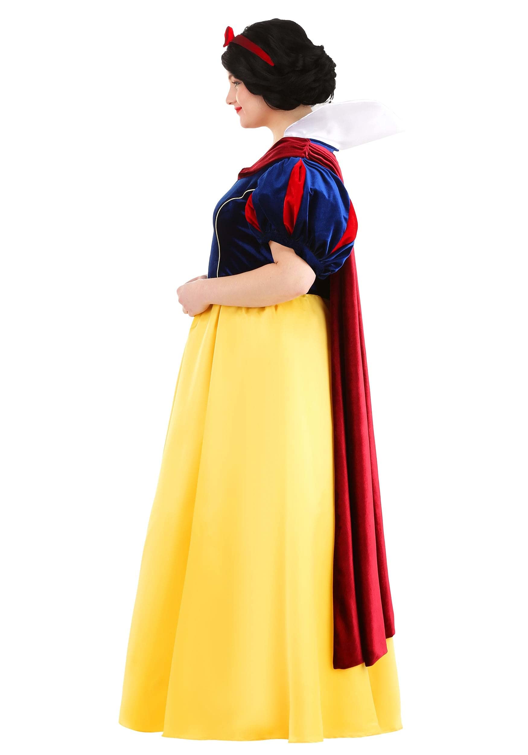 Disney Snow White Plus Size Costume for Women - Official Fairy Tale Princess Dress for Halloween, Cosplay & Theme Parties | Elegant & Comfortable Adult Costume