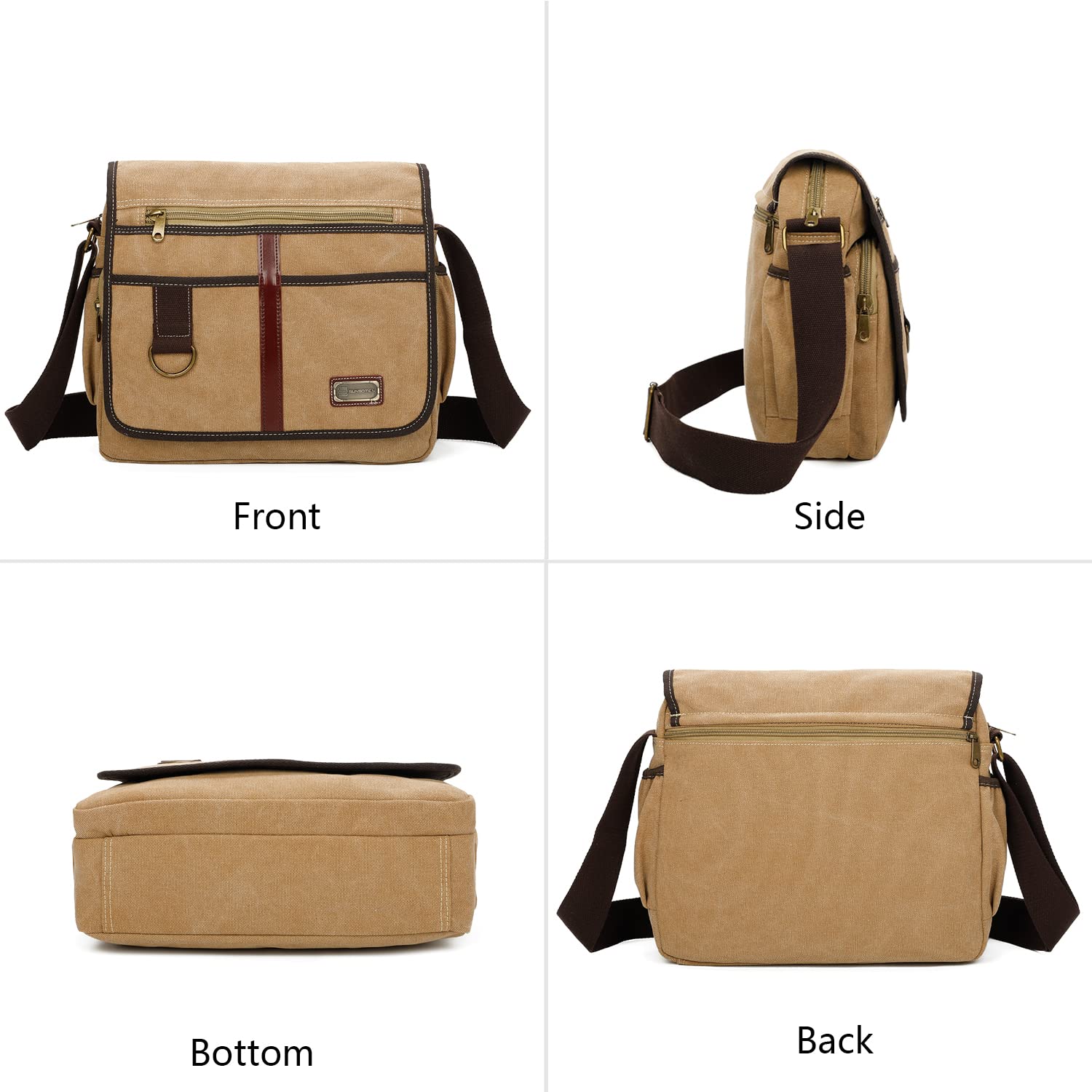 Canvas Messenger Bag 14