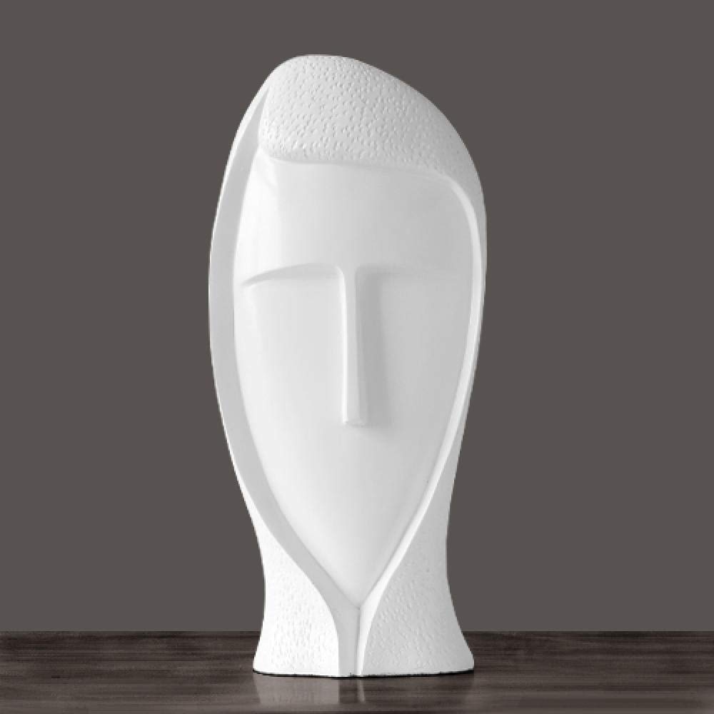 Handcrafted Resin Bust Sculptures - Modern Art Home Decor for Living Room, Office & Shelf Display | Unique Figurines & Decorative Accessories for Interior Design & Gift Giving