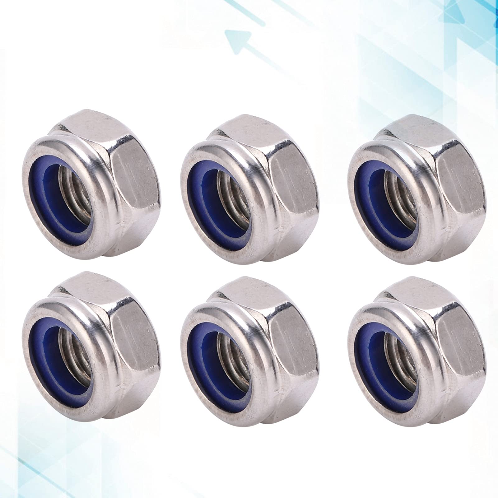 High-Quality M8 Lock Nuts - Premium Hardware Tools for Engineers & Factories | Durable Fasteners for Machinery, Automotive & Industrial Applications