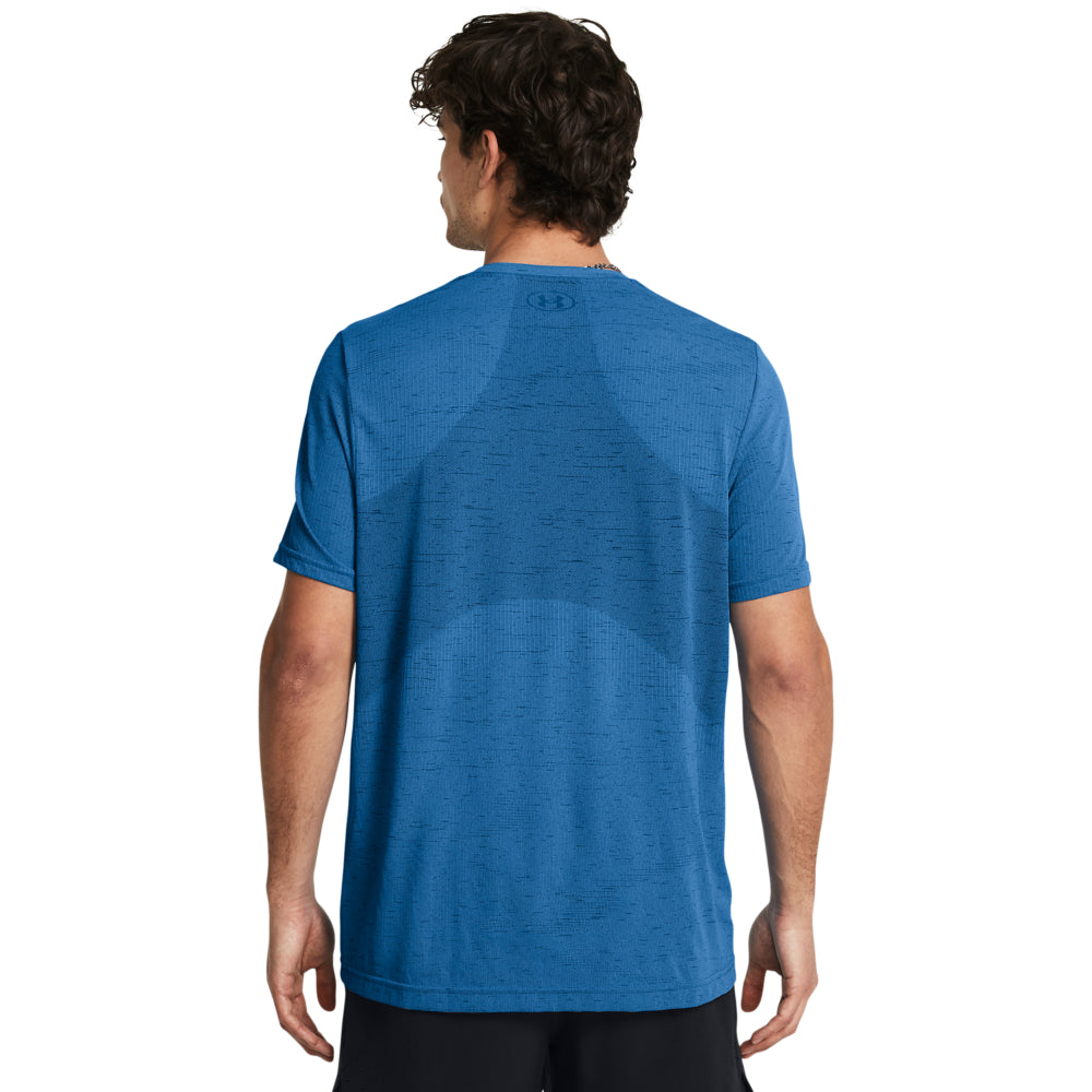 UA Vanish Seamless Men's Workout T-Shirt - Moisture Wicking Athletic Top for Running, Gym & Training - Lightweight Breathable Performance Shirt