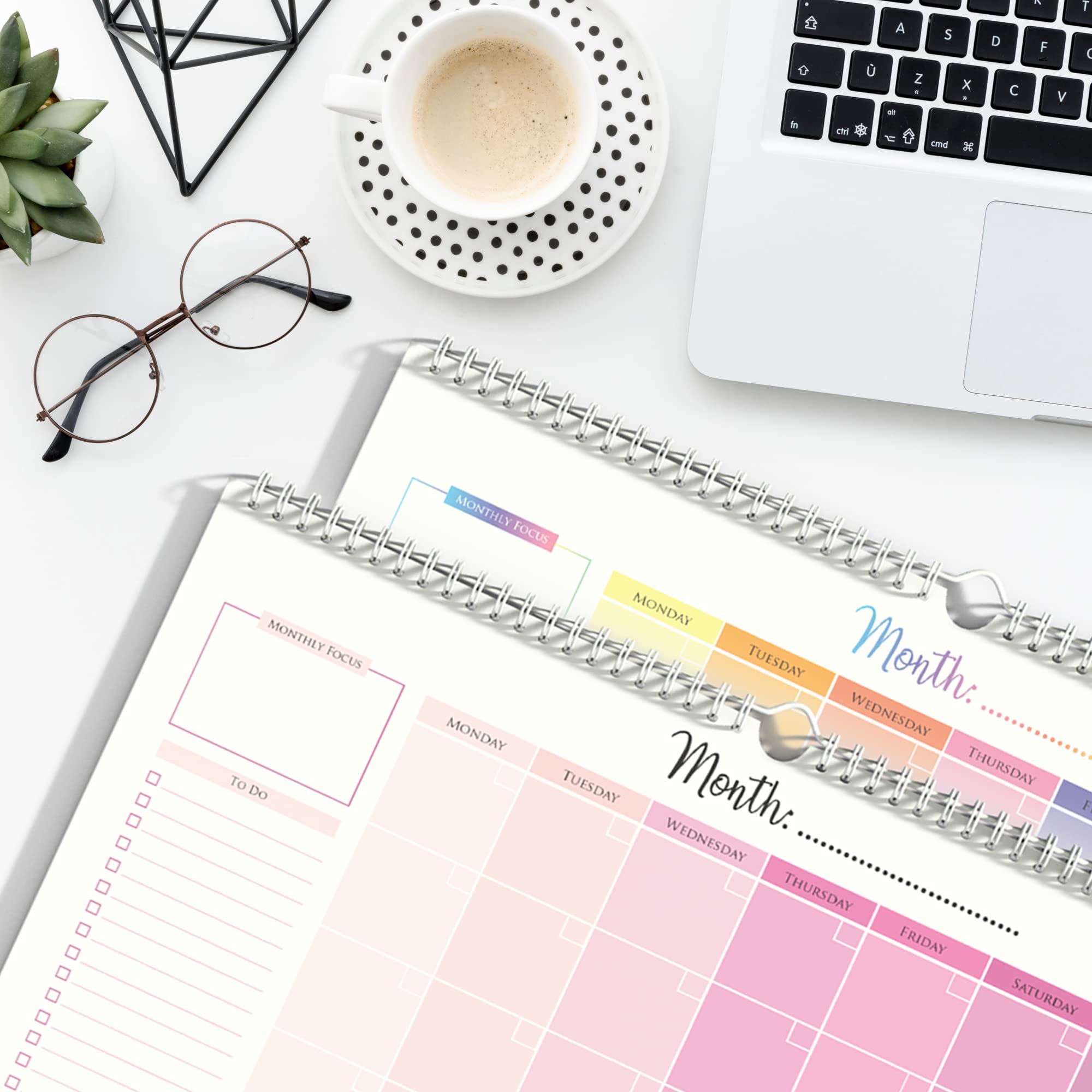 2024-2025 Monthly Wall Calendar - Undated 16-Month Planner with To-Do List - Large A3 Size for Family, Students & Office Use - Perfect for Home Organization, School Scheduling & Business Planning