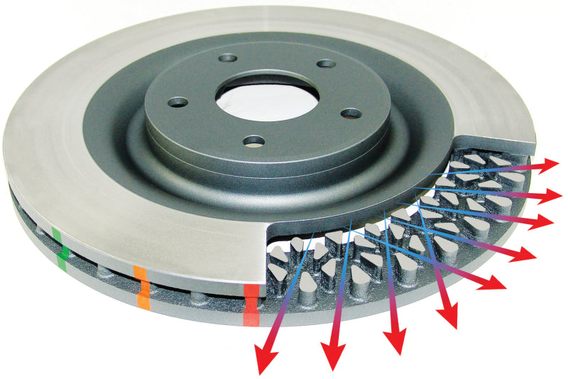 DBA 12 21 Jeep Grand Cherokee SRT 8 Rear Slotted T3 4000 Survival Series Uni Directional Rotor - High Performance Brake Rotors for Off-Road & Racing - Perfect for Jeep Upgrades & Extreme Driving Conditions