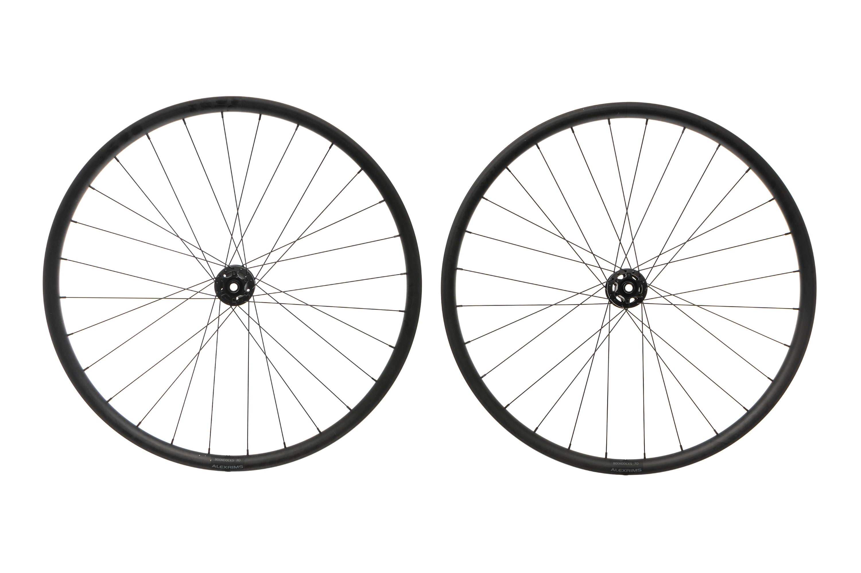 Alex Rims Boondocks 7D Aluminum Tubeless 700c Wheelset - Lightweight Road Bike Wheels for Racing & Performance Cycling - Perfect for Road Racing, Commuting & Endurance Rides