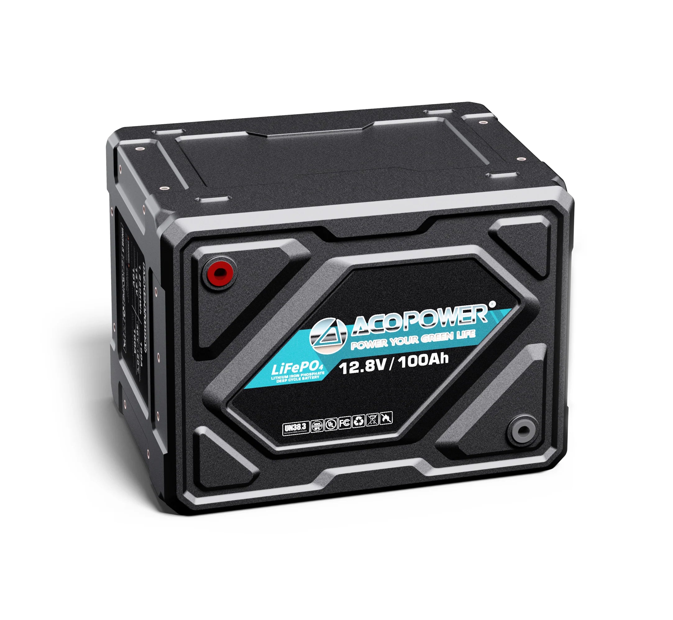 ACOPOWER Li Cube 12V 100Ah Lithium RV Battery - Lightweight, Long-Lasting Power for RVs, Boats & Off-Grid Solar Systems | Perfect for Camping, Road Trips & Marine Adventures