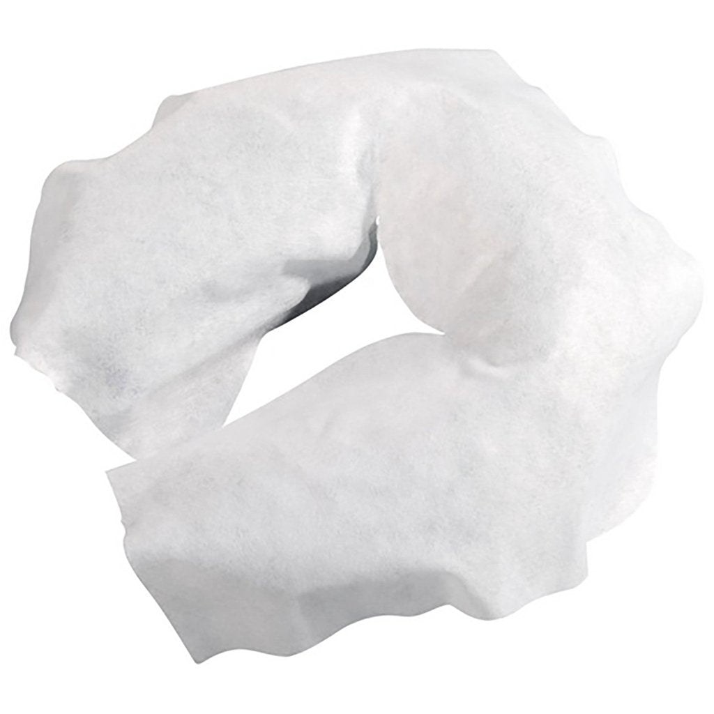 Disposable Face Pillow Covers 100 Pack - Soft & Hygienic Massage Table Accessories for Spa, Salon, and Facial Treatments