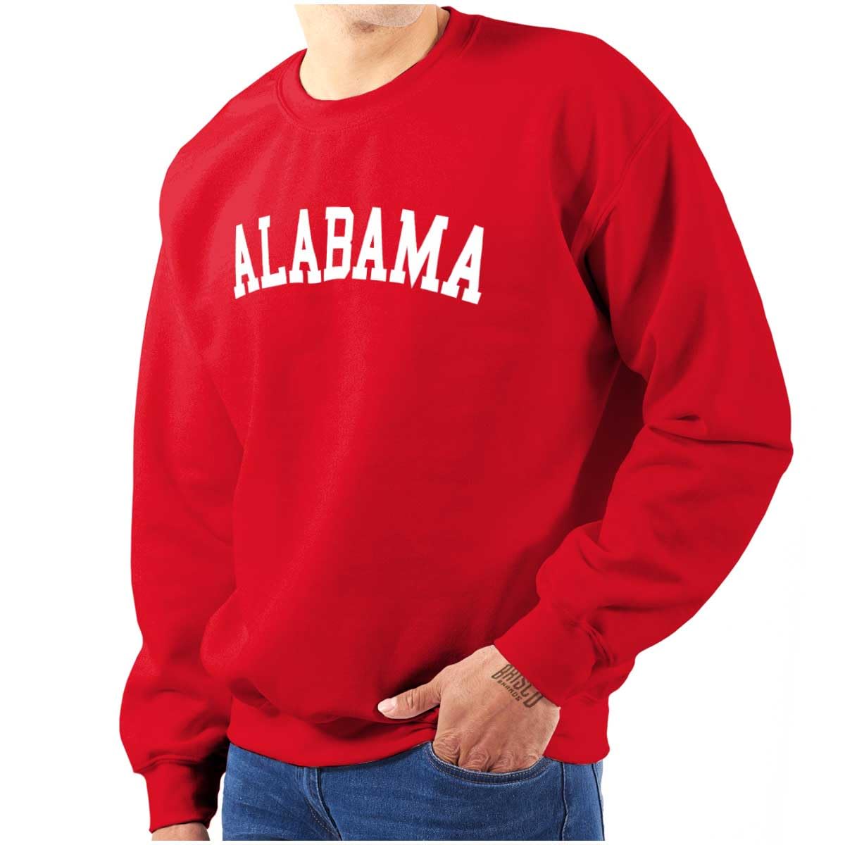 Alabama Classic Sweatshirt for Men & Women | Vintage Cotton Pullover | Casual Wear, Game Day & Outdoor Activities