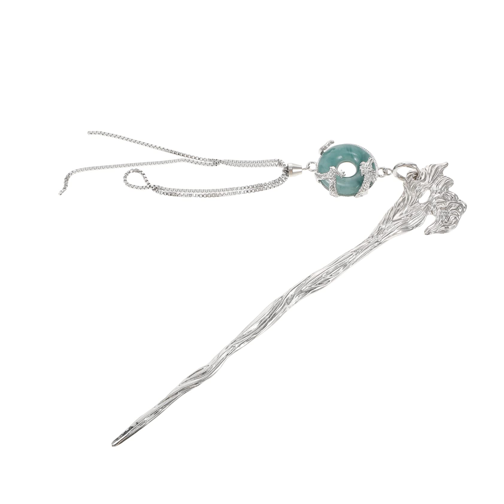 Elegant Rhinestone Hair Clip for Women - Sparkling Hair Bun Barrettes, Chinese Hair Sticks with Tassel | Perfect for Weddings, Parties & Everyday Styling