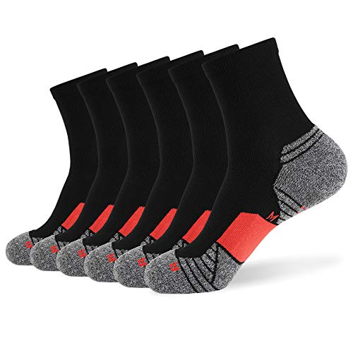 6 Pairs A-black Red