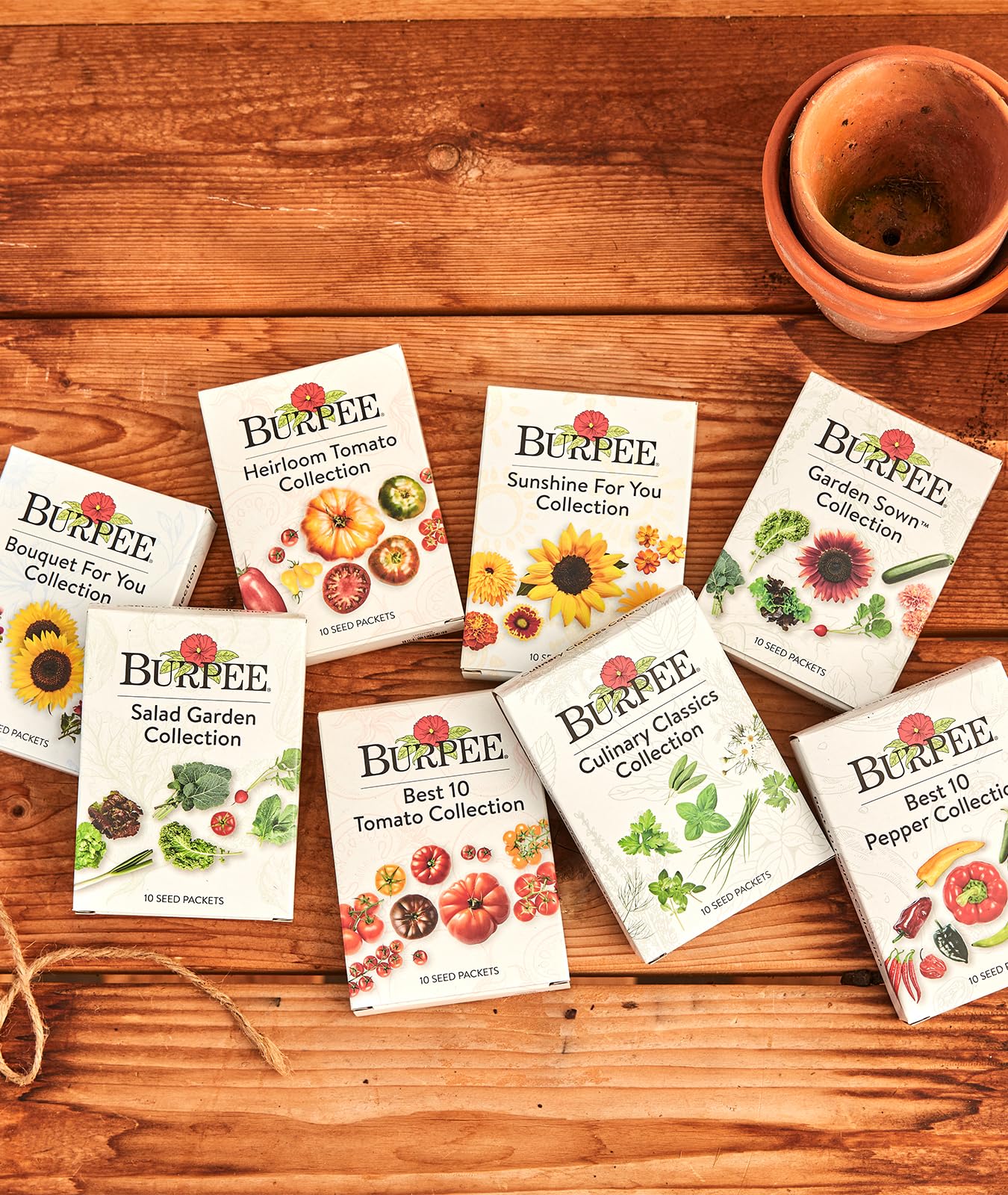 Non-GMO Heirloom Tomato Seeds - 10 Packets for Planting | Burpee Favorites | Organic Garden Gifts for Home Gardening, Backyard Farming & Sustainable Living