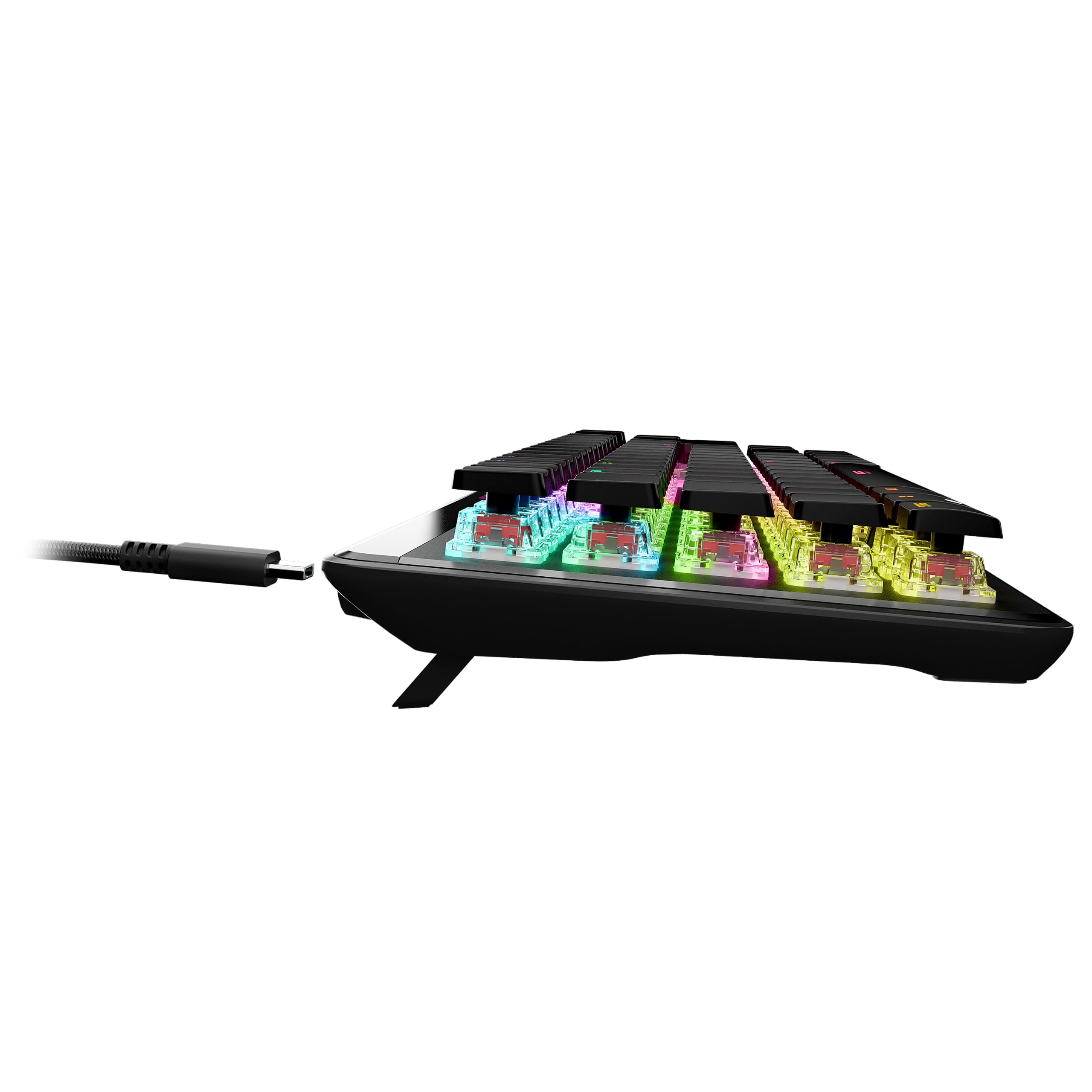 ROCCAT Vulcan II Mini Air 65% Wireless Mechanical Gaming Keyboard - Customizable RGB Lighting, Detachable Cable, Titan II Linear Switches, Aluminum Frame, Black - Perfect for Competitive Gaming & Esports
