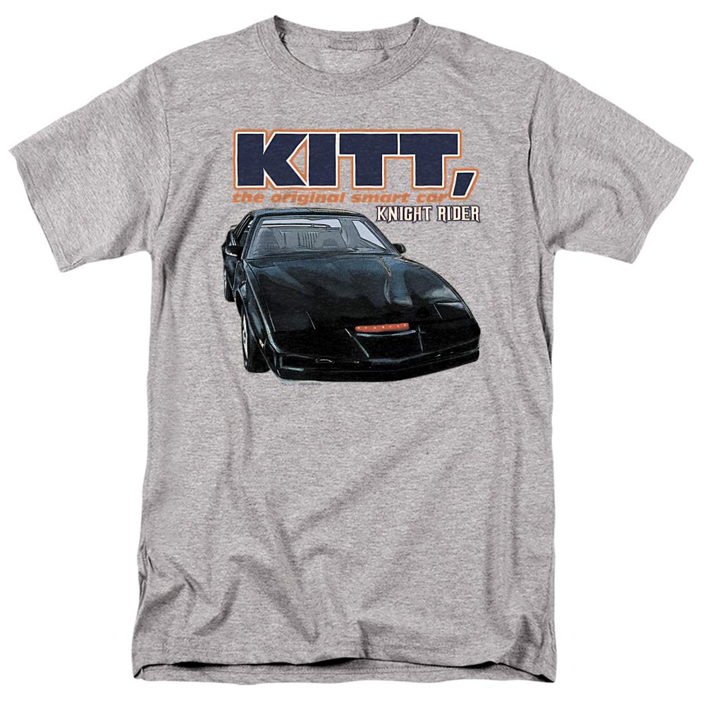 Knight Rider Original Smart Car Unisex Adult T-Shirt | Classic 80s TV Show Merchandise | Casual Wear & Cosplay Costume