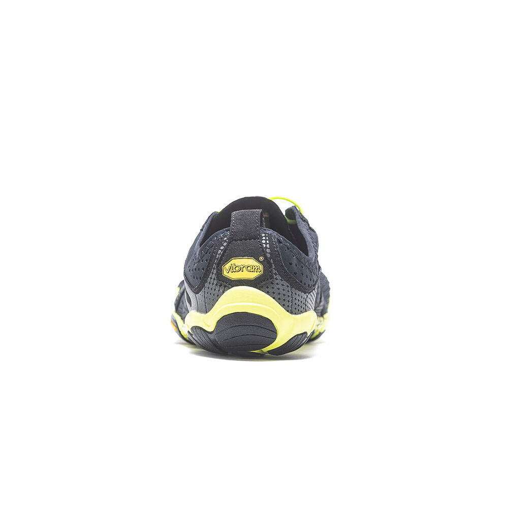 Vibram Men's V Run Running Shoes - Black/Yellow - Lightweight & Durable for Trail Running & Outdoor Activities