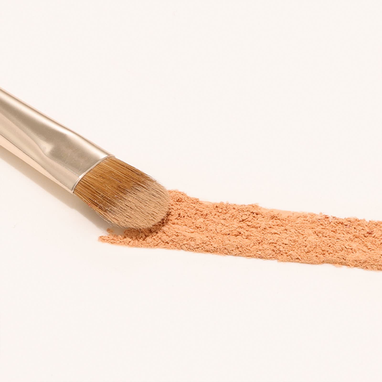 THE TOOL LAB 224 Eye Shader Brush - Professional Eyeshadow & Eyeliner Brush Set with Premium Natural Hair Bristles | Perfect for Smokey Eye, Cut Crease & Everyday Makeup Application
