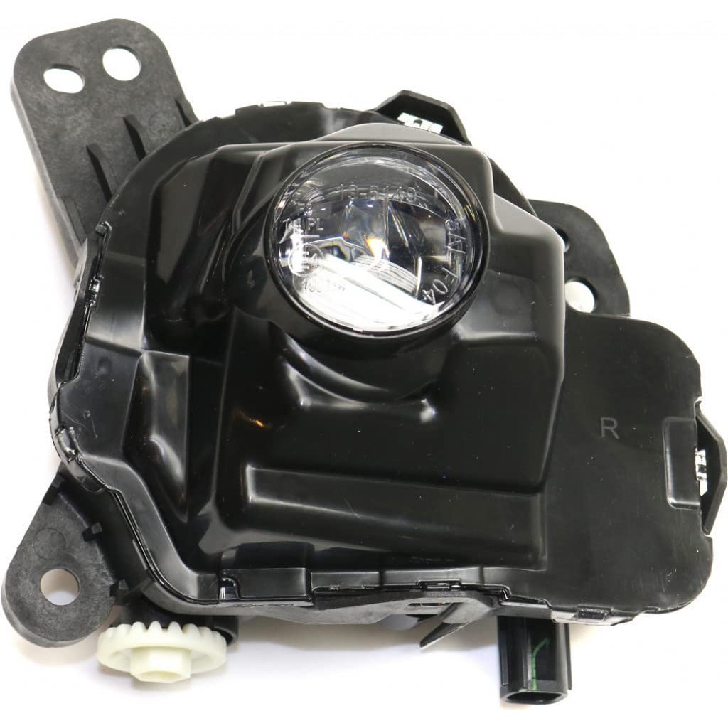2016-2019 Mazda CX-9 Passenger Side LED Fog Light Assembly - CAPA Certified Replacement for MA2593127/MA2593127C/GHP951680A | Durable Front Fog Lamp for Night Driving & Inclement Weather