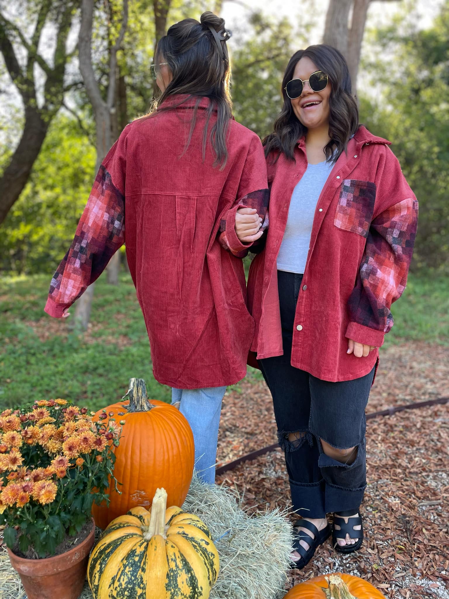 Corduroy Checkered Shacket for Men & Women | Cozy Fall & Winter Overshirt | Perfect for Layering, Outdoor Activities & Casual Wear