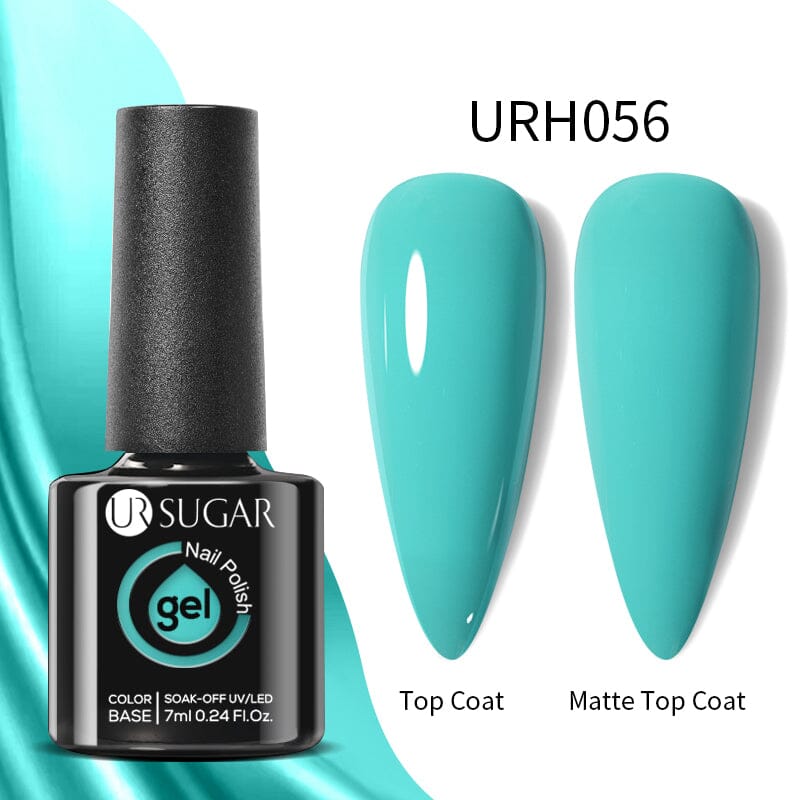 URH056 7ml Solid Color Gel Nail Polish - Long Lasting UV/LED Soak Off Manicure for Salon & Home Use