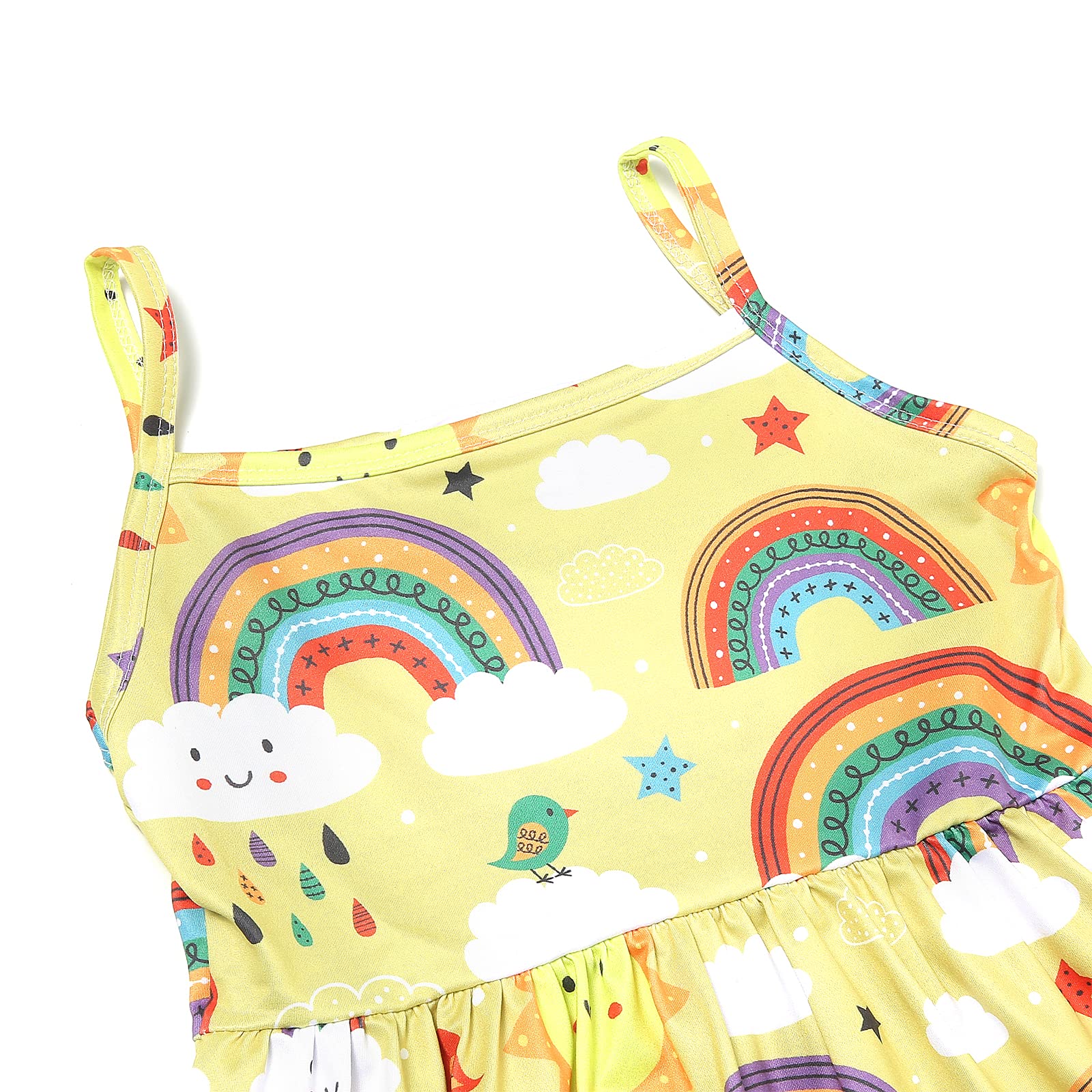 Toddler Girl Short Sleeve Summer Dress - Casual Party Outfit for Ages 1-8 Years | Perfect for Birthday Celebrations, Beach Outings & Playdates