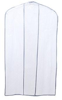 Clear Flap Over Garment Bags for Travel & Storage - Waterproof Hanging Clothes Cover with Zipper - Perfect for Suits, Dresses & Formal Wear Protection