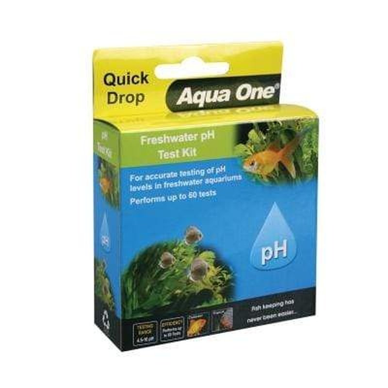 Aqua One Freshwater pH Test Kit - Fast & Accurate Water Testing for Aquariums, Ponds & Fish Tanks - Monitor pH Levels for Healthy Fish & Plants
